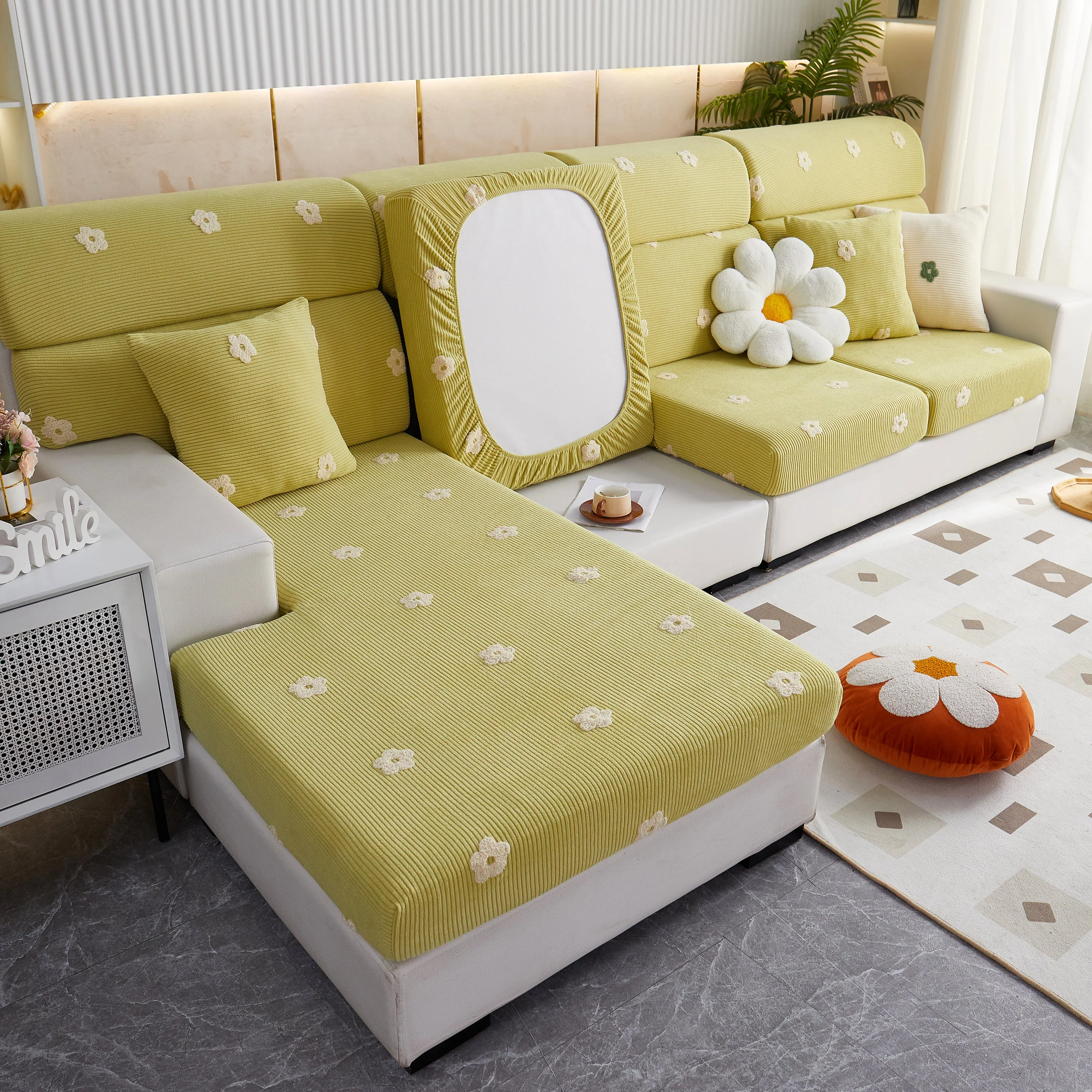 Polar Fleece Sofa Cushion Covers for Sofa 1/2/3/4 Seater, Best Seat Covers for Dogs, Pet Couch Protector - Image 39