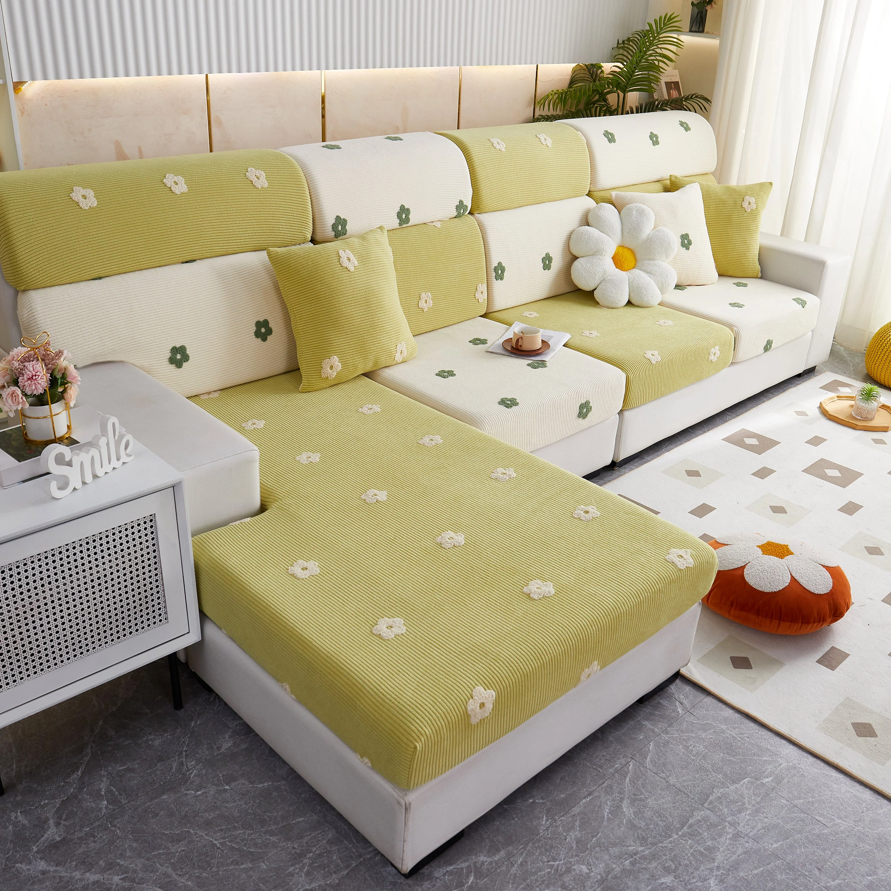 Polar Fleece Sofa Cushion Covers for Sofa 1/2/3/4 Seater, Best Seat Covers for Dogs, Pet Couch Protector - Image 44