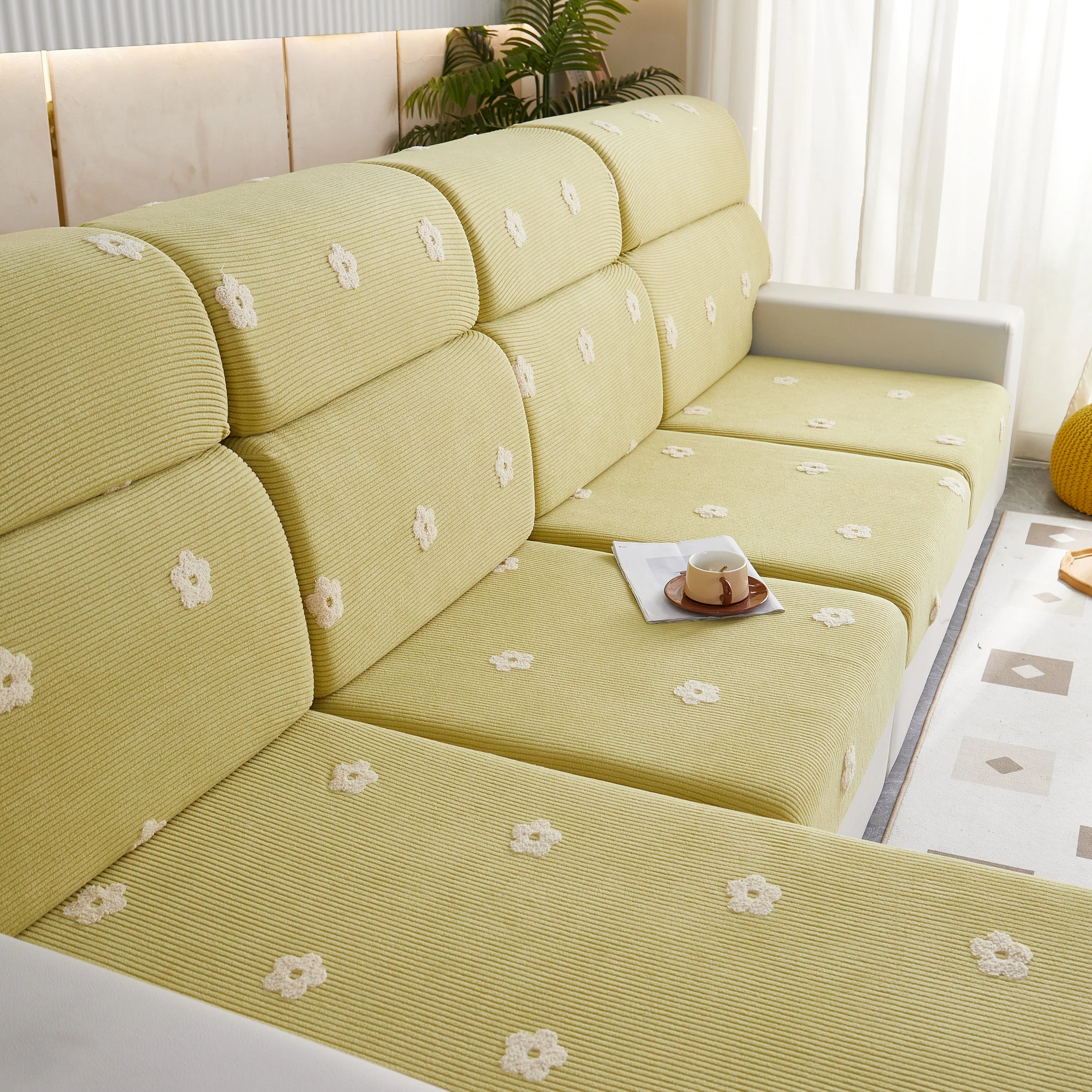 Polar Fleece Sofa Cushion Covers for Sofa 1/2/3/4 Seater, Best Seat Covers for Dogs, Pet Couch Protector - Image 45