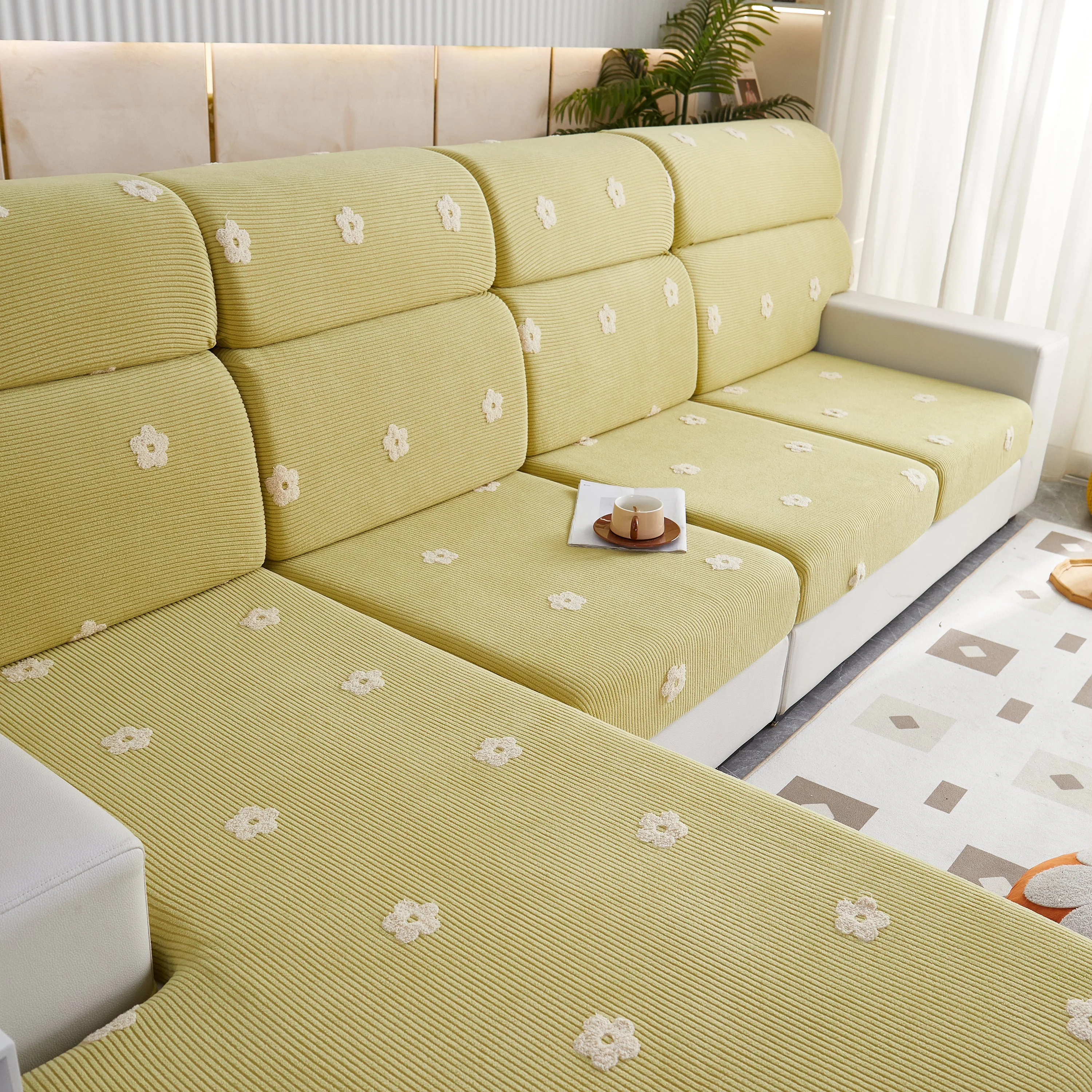 Polar Fleece Sofa Cushion Covers for Sofa 1/2/3/4 Seater, Best Seat Covers for Dogs, Pet Couch Protector - Image 47