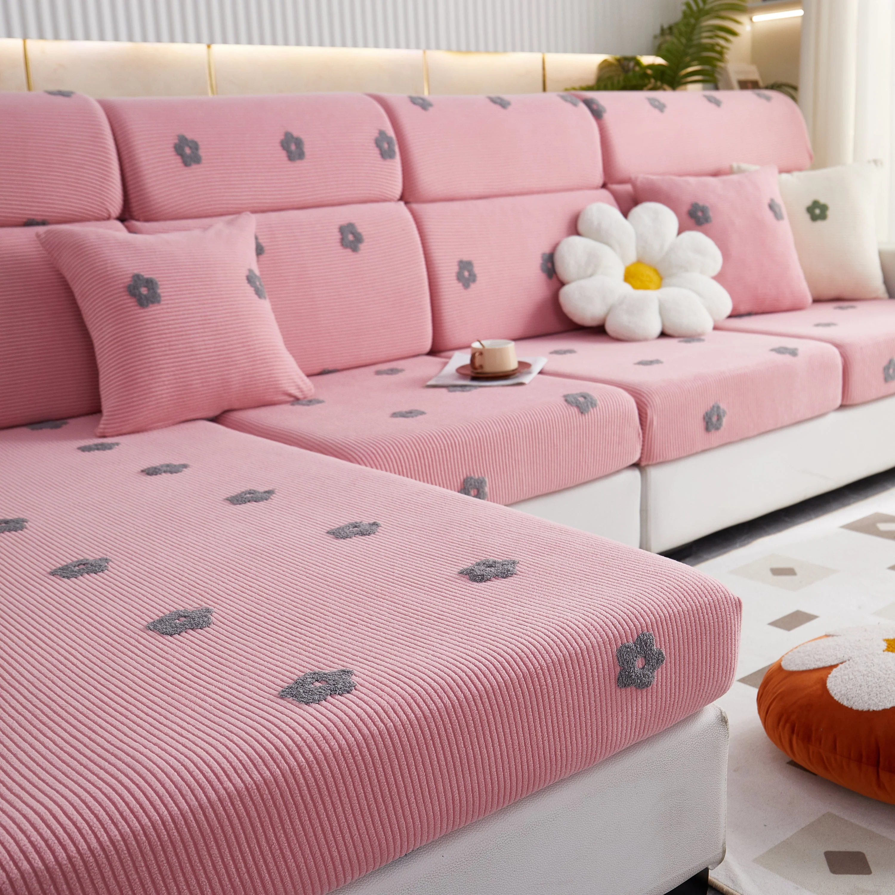 Polar Fleece Sofa Cushion Covers for Sofa 1/2/3/4 Seater, Best Seat Covers for Dogs, Pet Couch Protector - Image 52