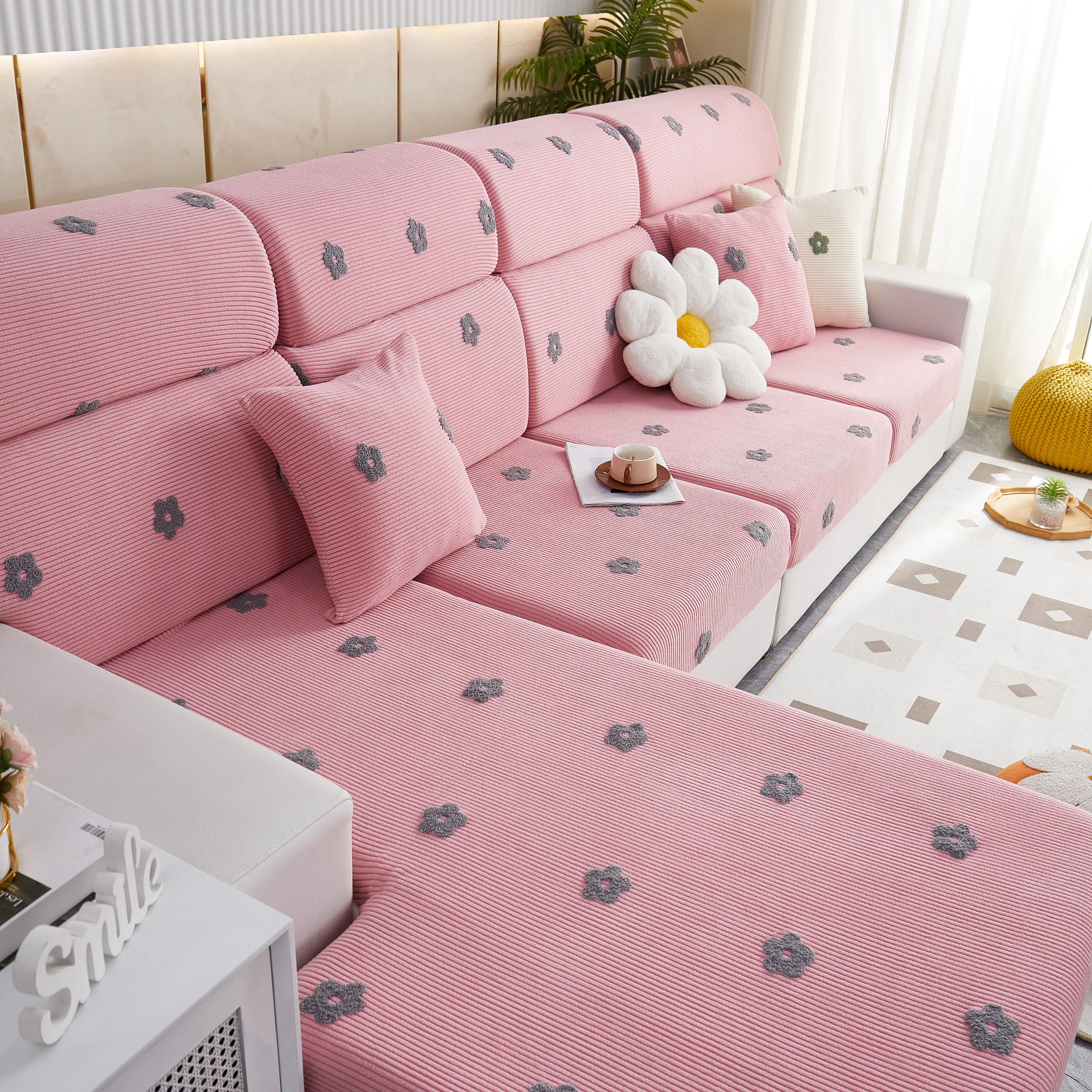 Polar Fleece Sofa Cushion Covers for Sofa 1/2/3/4 Seater, Best Seat Covers for Dogs, Pet Couch Protector - Image 55