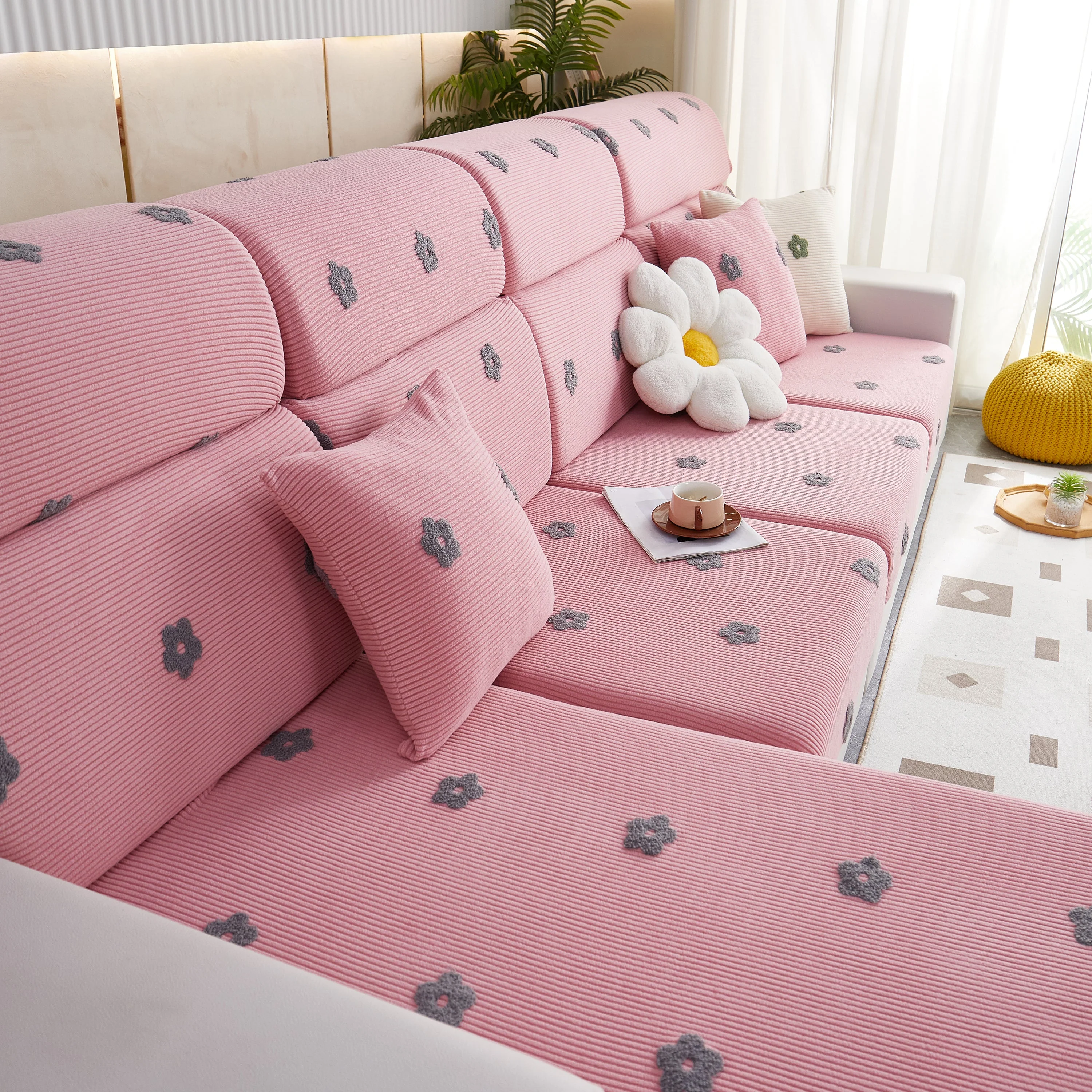 Polar Fleece Sofa Cushion Covers for Sofa 1/2/3/4 Seater, Best Seat Covers for Dogs, Pet Couch Protector - Image 56