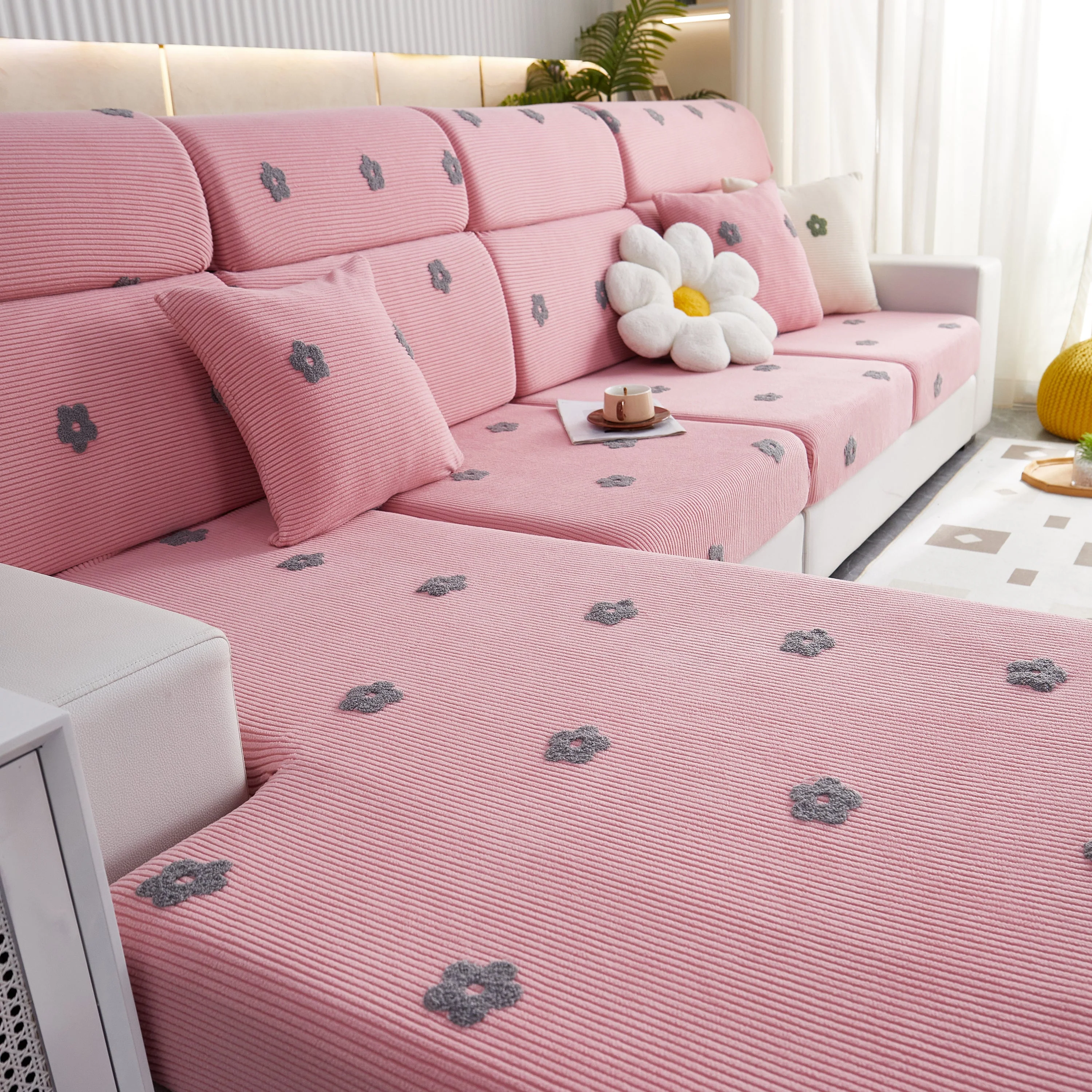 Polar Fleece Sofa Cushion Covers for Sofa 1/2/3/4 Seater, Best Seat Covers for Dogs, Pet Couch Protector - Image 57