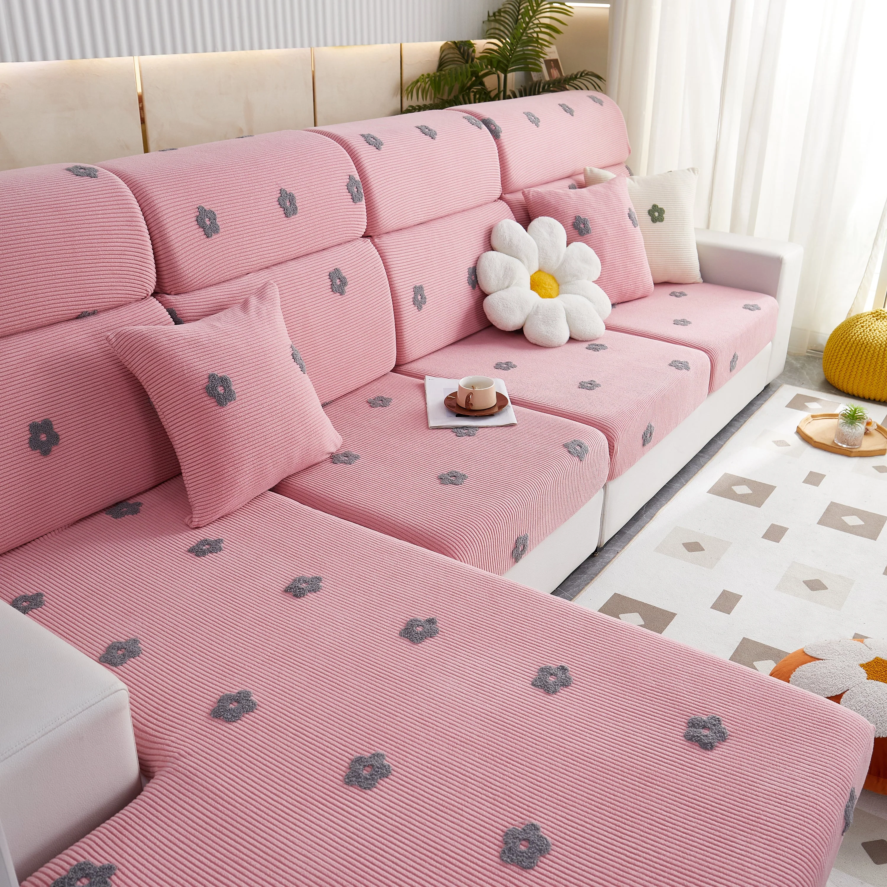 Polar Fleece Sofa Cushion Covers for Sofa 1/2/3/4 Seater, Best Seat Covers for Dogs, Pet Couch Protector - Image 58