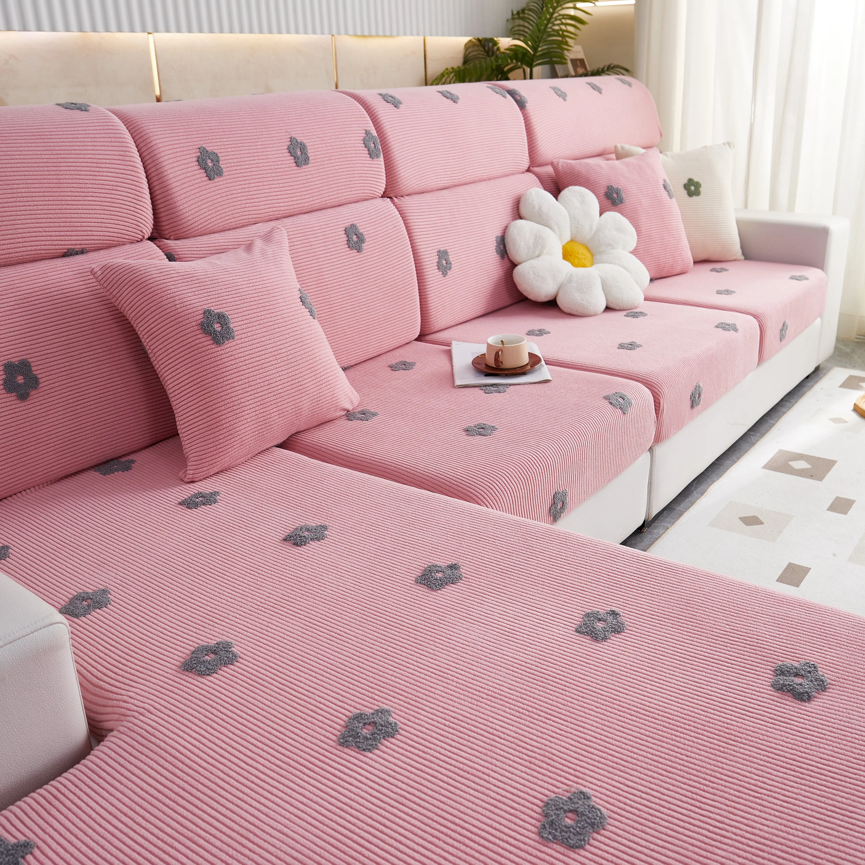 Polar Fleece Sofa Cushion Covers for Sofa 1/2/3/4 Seater, Best Seat Covers for Dogs, Pet Couch Protector - Image 59