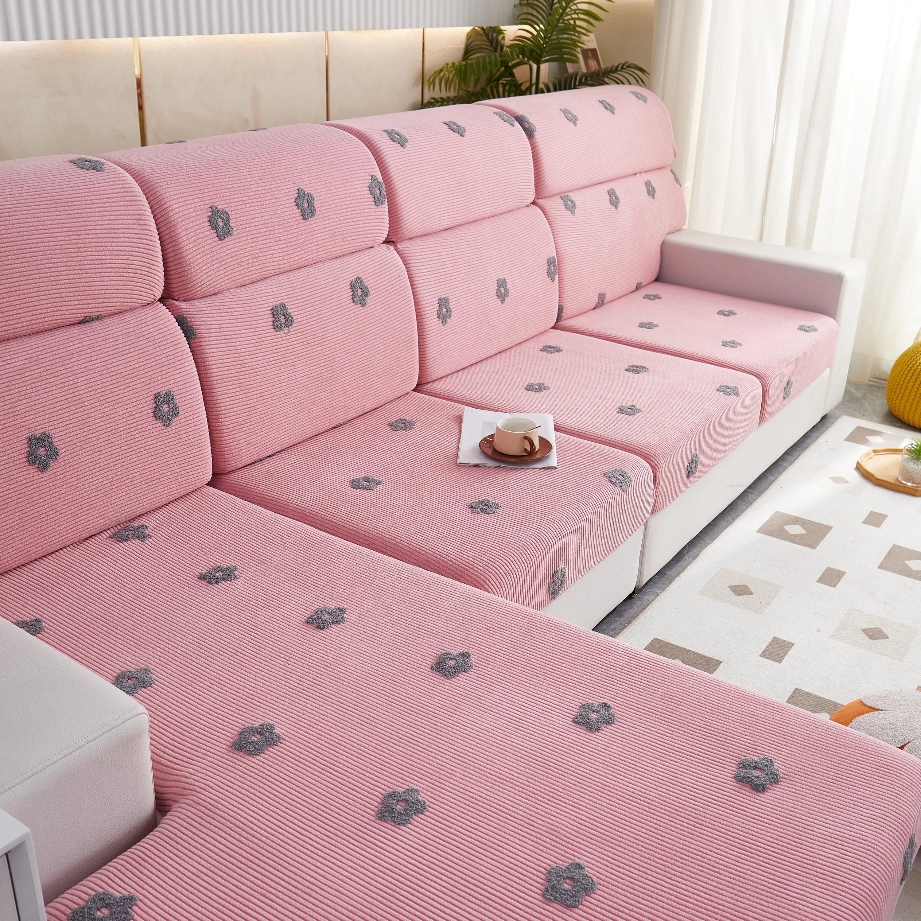 Polar Fleece Sofa Cushion Covers for Sofa 1/2/3/4 Seater, Best Seat Covers for Dogs, Pet Couch Protector - Image 67