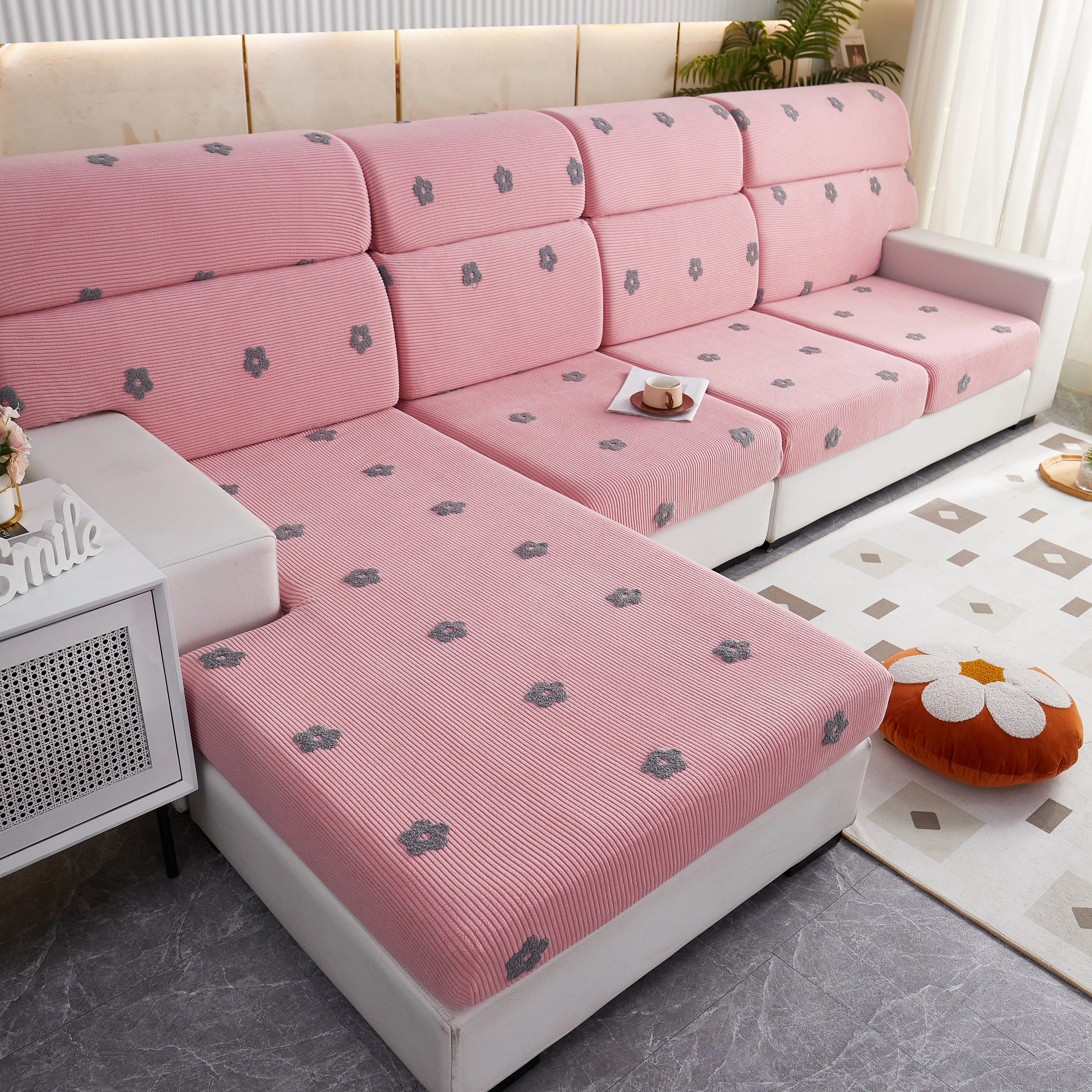 Polar Fleece Sofa Cushion Covers for Sofa 1/2/3/4 Seater, Best Seat Covers for Dogs, Pet Couch Protector - Image 68