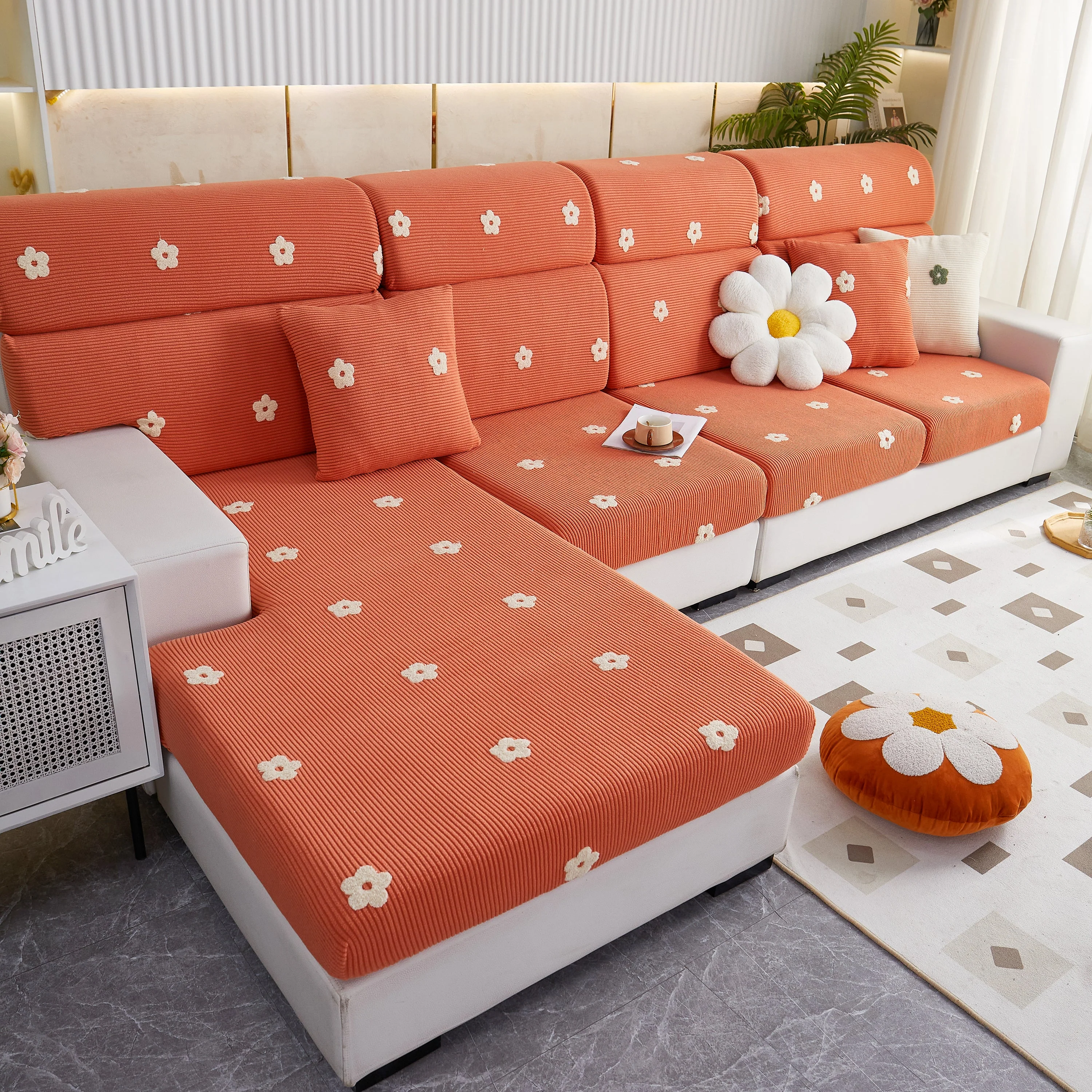 Polar Fleece Sofa Cushion Covers for Sofa 1/2/3/4 Seater, Best Seat Covers for Dogs, Pet Couch Protector - Image 80