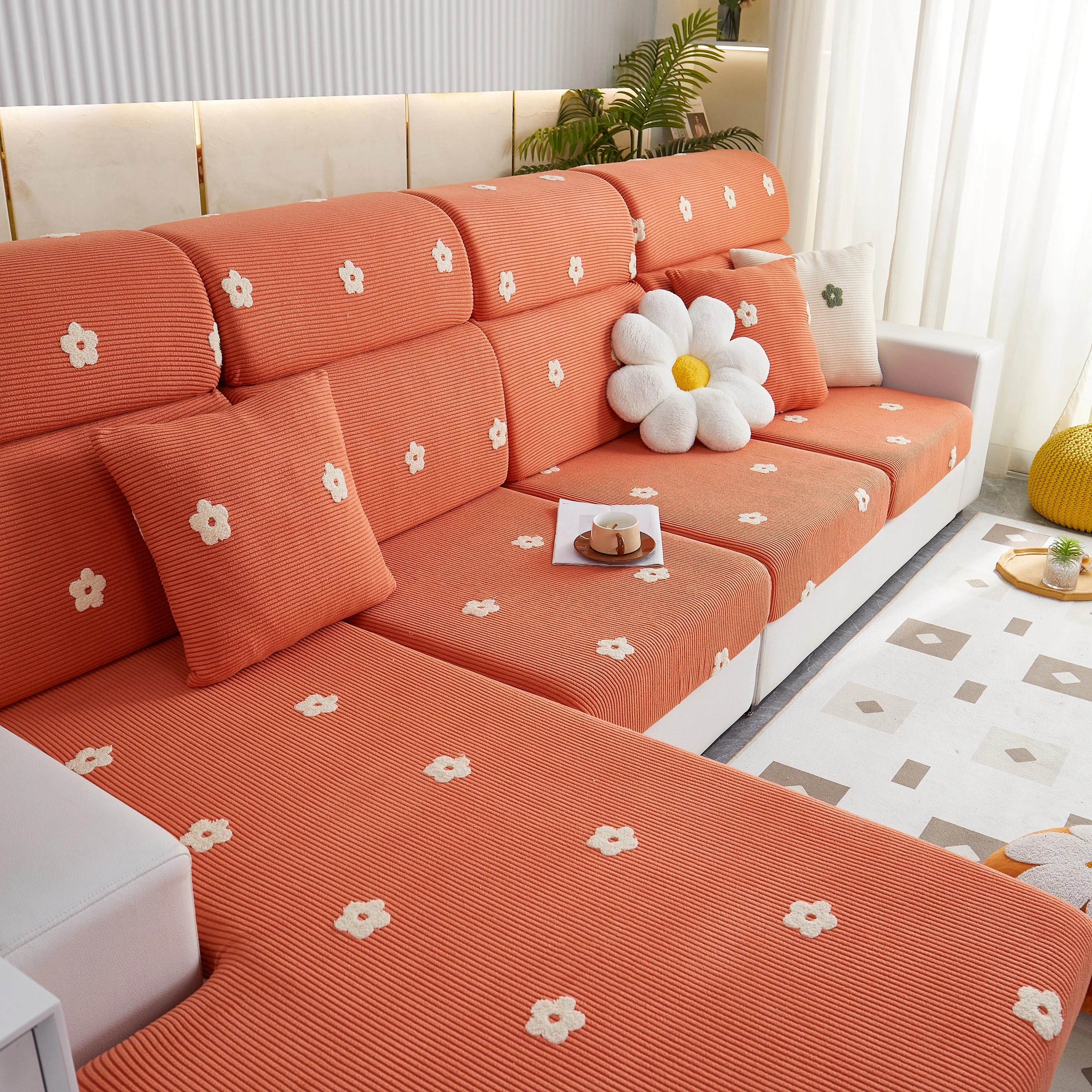 Polar Fleece Sofa Cushion Covers for Sofa 1/2/3/4 Seater, Best Seat Covers for Dogs, Pet Couch Protector - Image 84