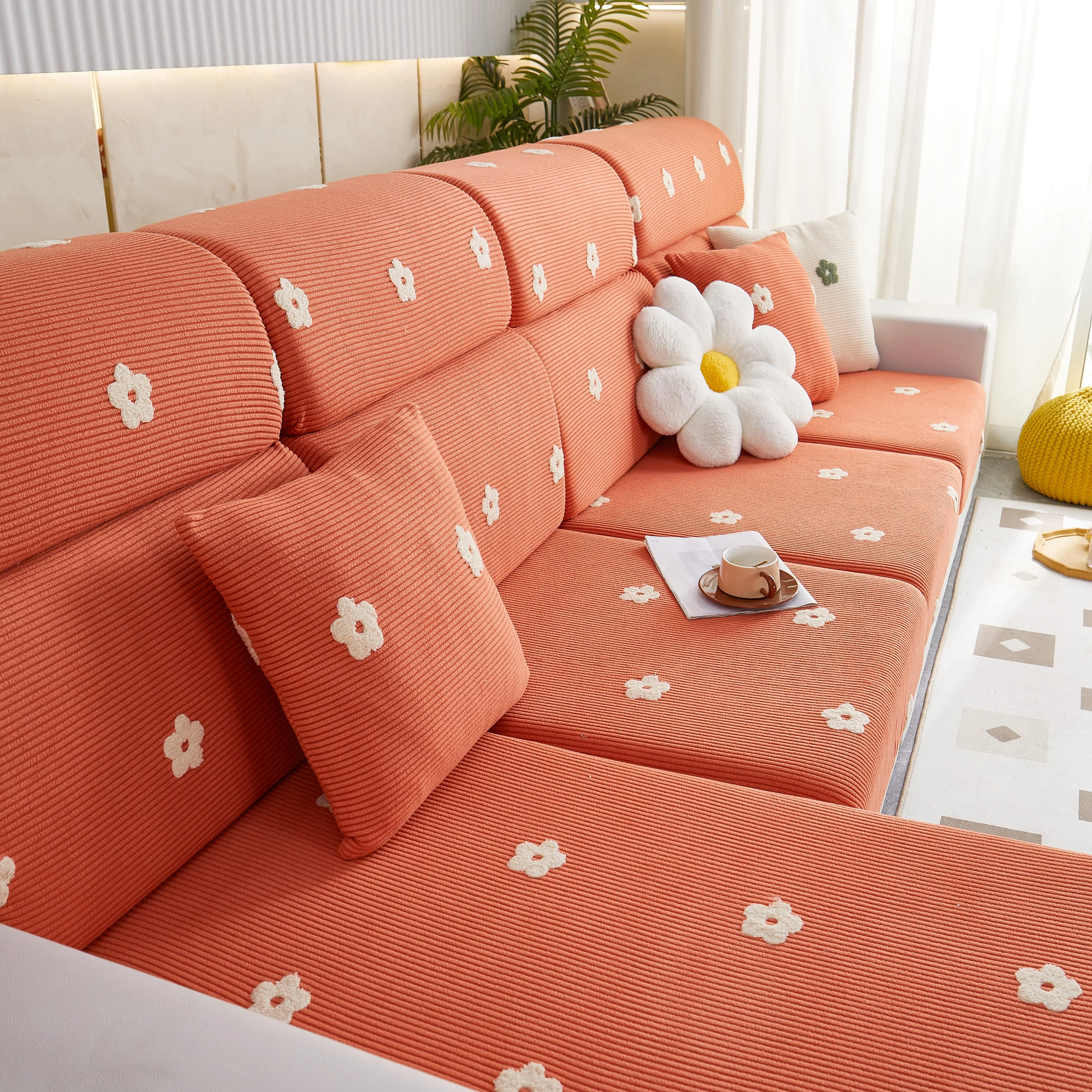 Polar Fleece Sofa Cushion Covers for Sofa 1/2/3/4 Seater, Best Seat Covers for Dogs, Pet Couch Protector - Image 85