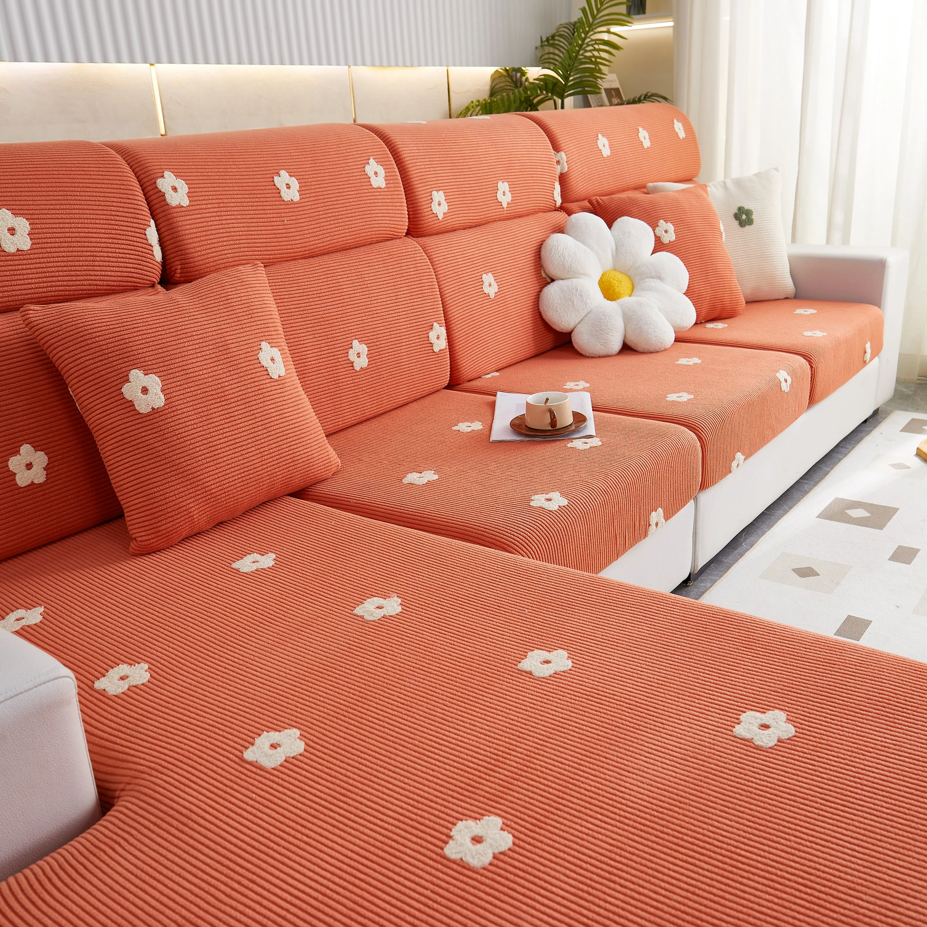 Polar Fleece Sofa Cushion Covers for Sofa 1/2/3/4 Seater, Best Seat Covers for Dogs, Pet Couch Protector - Image 86
