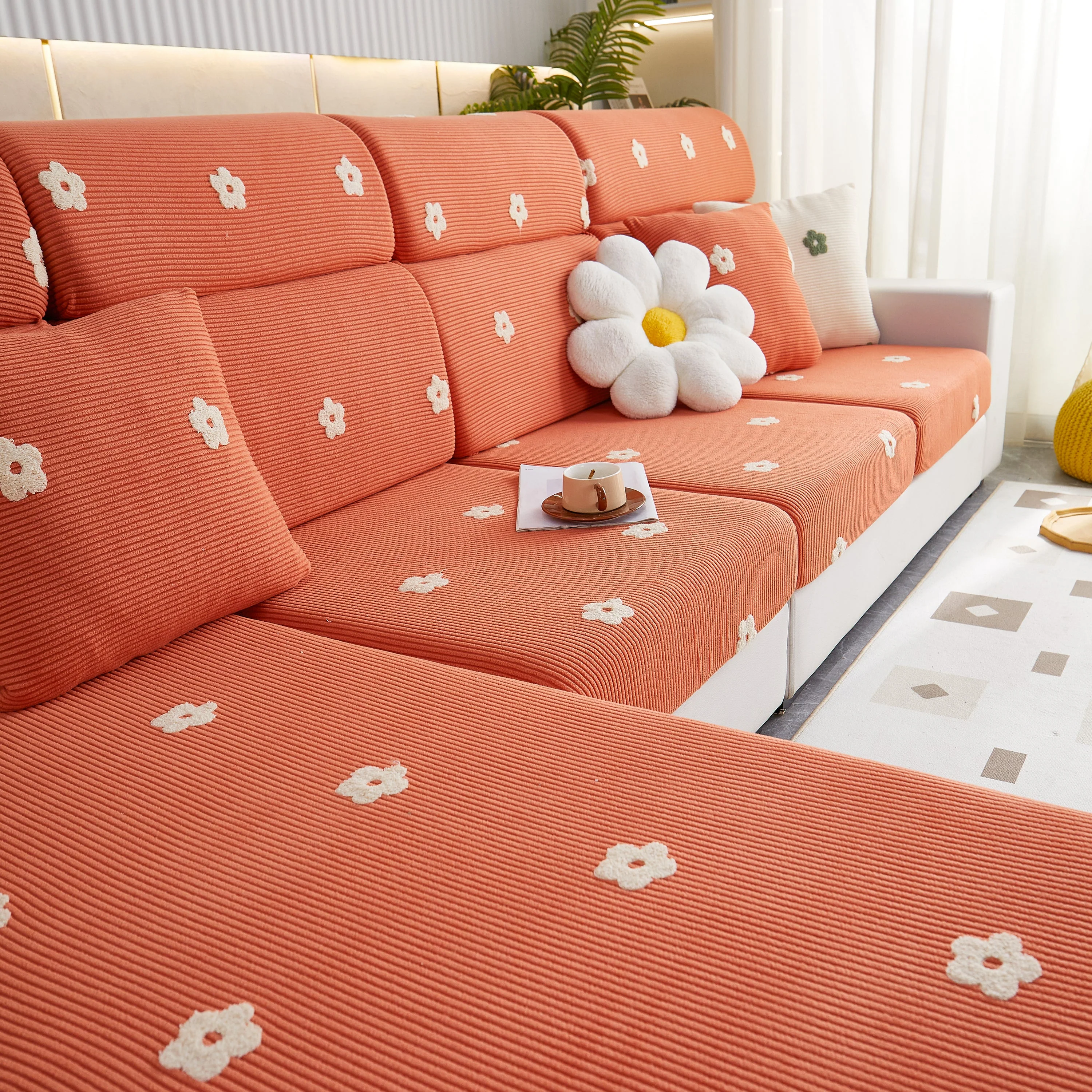 Polar Fleece Sofa Cushion Covers for Sofa 1/2/3/4 Seater, Best Seat Covers for Dogs, Pet Couch Protector - Image 87
