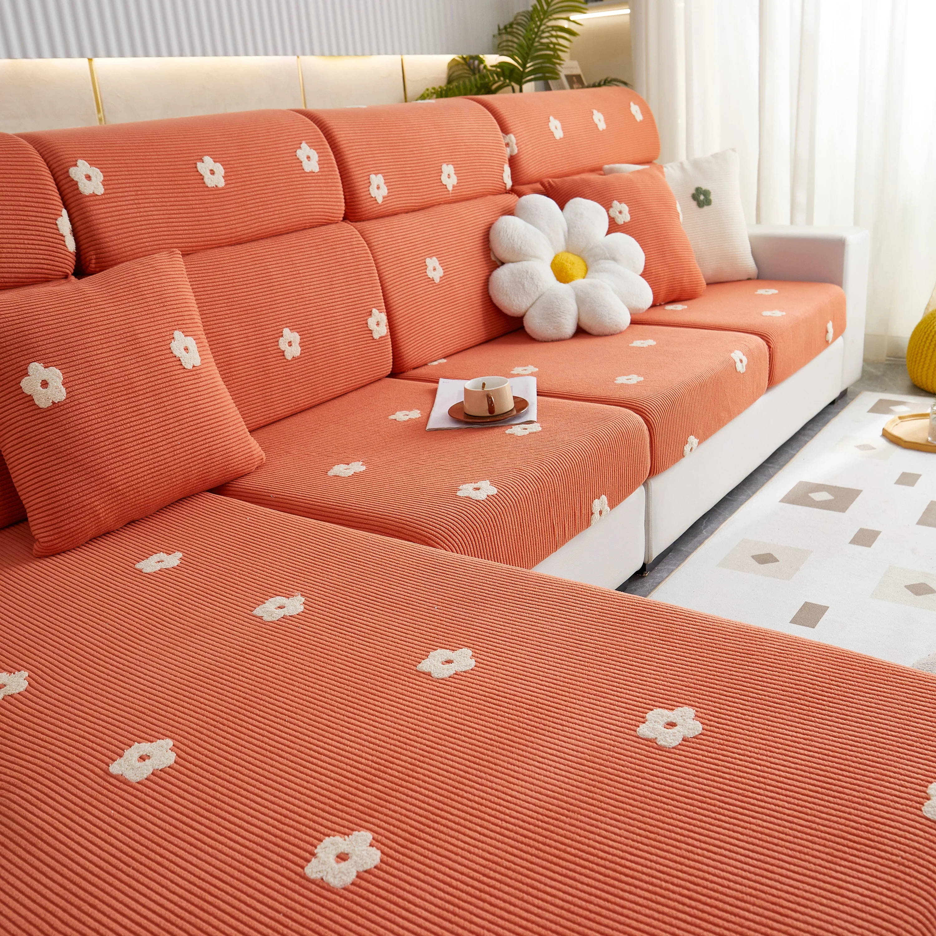 Polar Fleece Sofa Cushion Covers for Sofa 1/2/3/4 Seater, Best Seat Covers for Dogs, Pet Couch Protector - Image 88