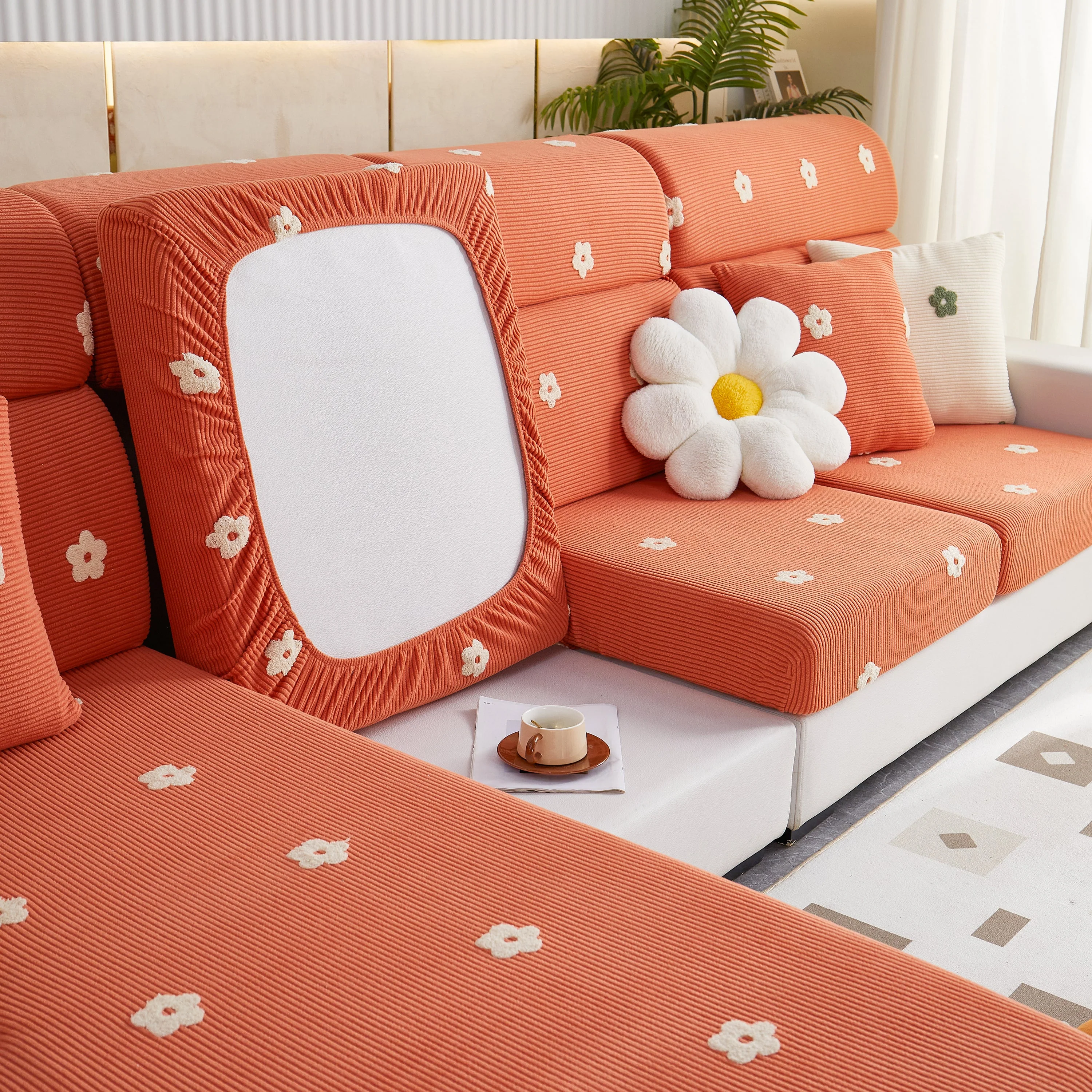Polar Fleece Sofa Cushion Covers for Sofa 1/2/3/4 Seater, Best Seat Covers for Dogs, Pet Couch Protector - Image 91