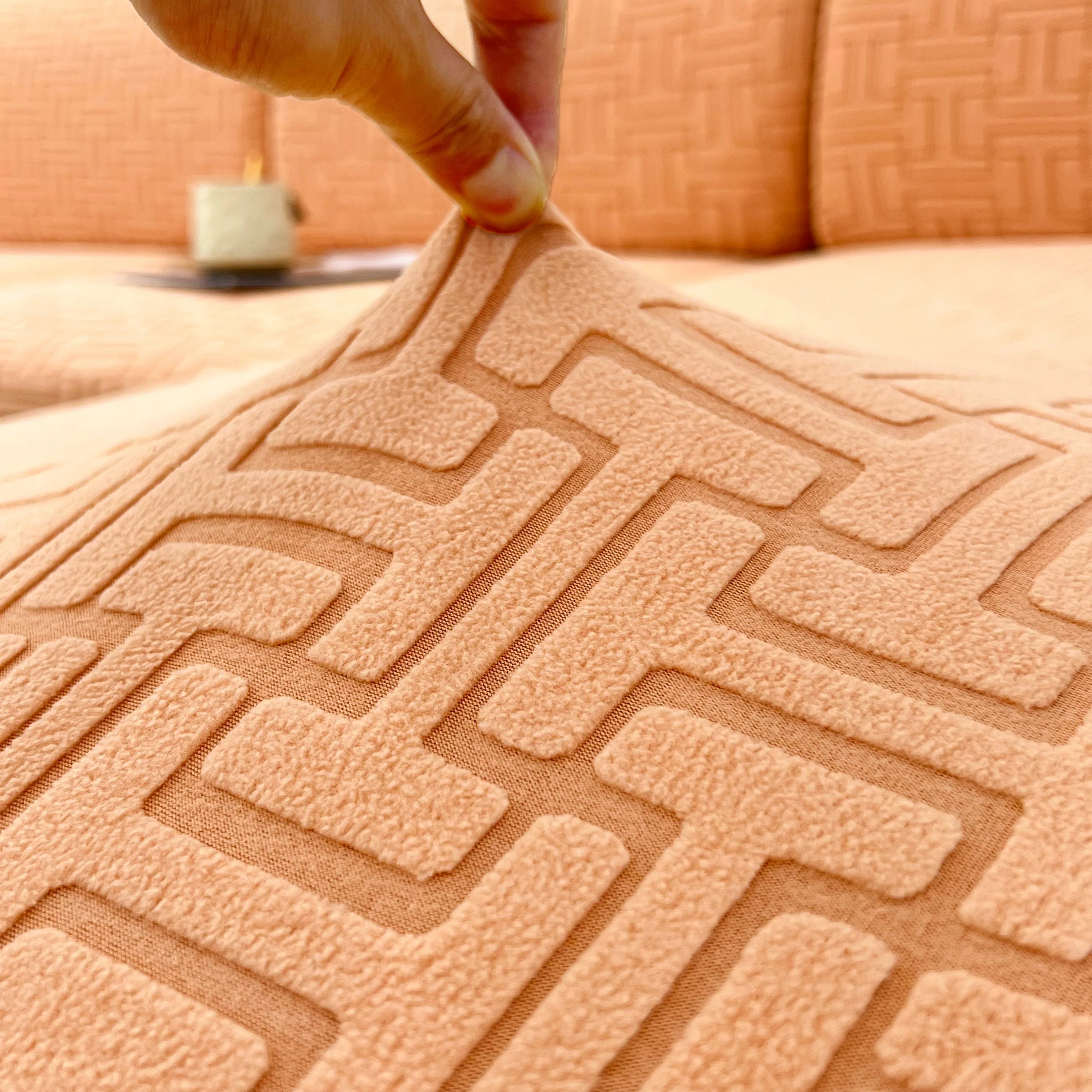 Polar Fleece Stretch Seat Cushion Covers, Couch Cushion Covers Slipcover, Sofa Cushion Protector Covers - Image 114