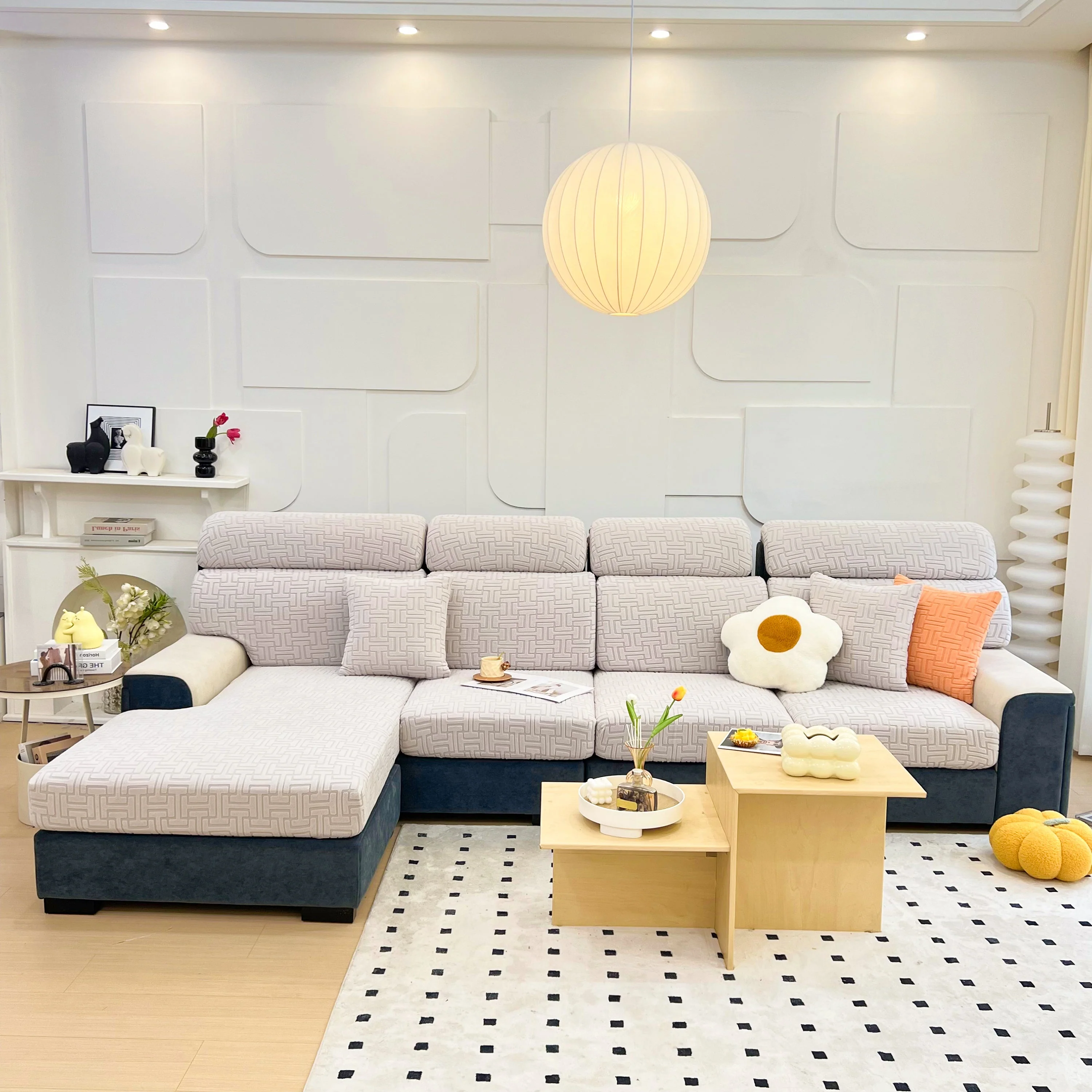 Polar Fleece Stretch Seat Cushion Covers, Couch Cushion Covers Slipcover, Sofa Cushion Protector Covers - Image 125