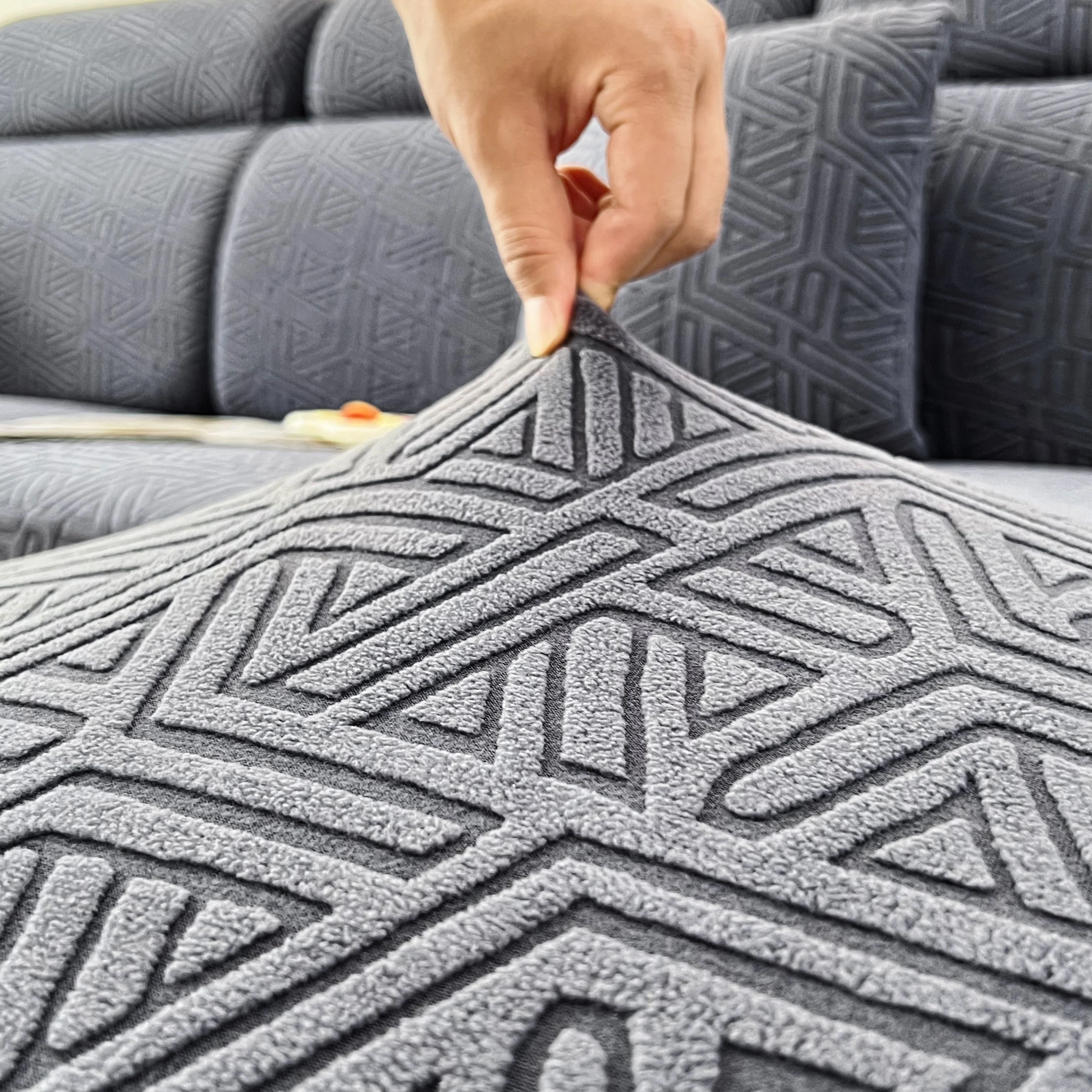 Polar Fleece Stretch Seat Cushion Covers, Sofa Seat Cushion Covers, Couch Cushion Protector Covers - Image 107