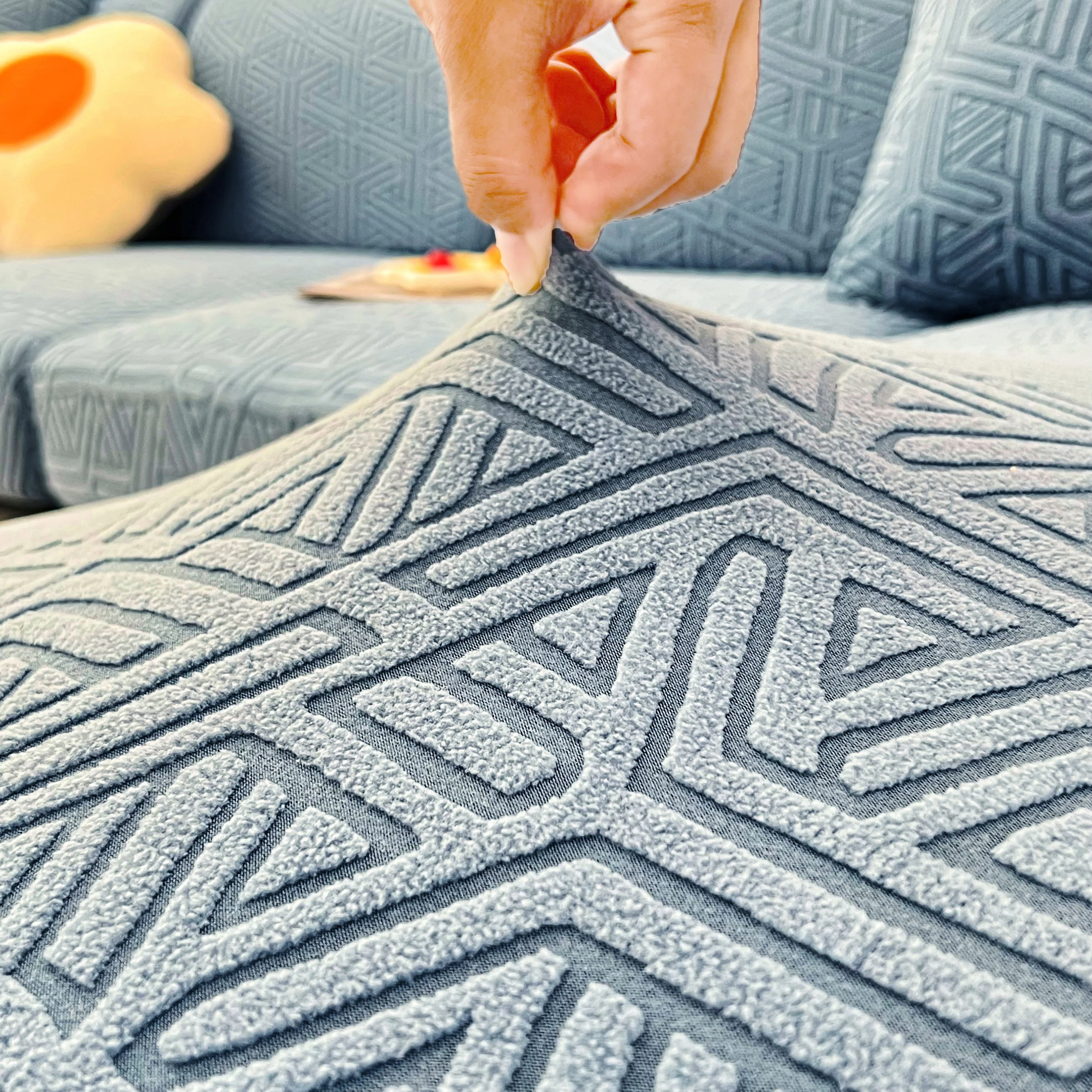 Polar Fleece Stretch Seat Cushion Covers, Sofa Seat Cushion Covers, Couch Cushion Protector Covers - Image 125