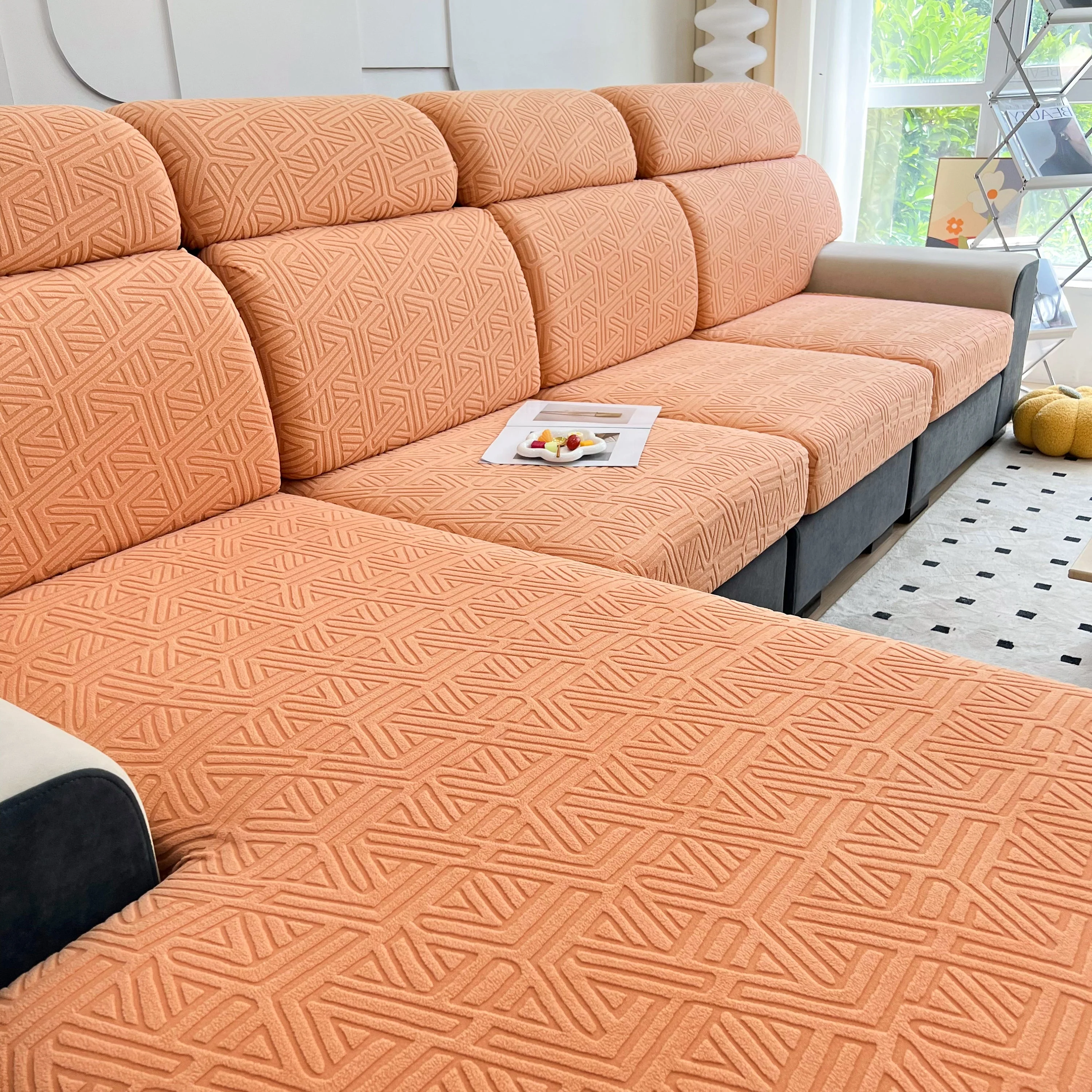 Polar Fleece Stretch Seat Cushion Covers, Sofa Seat Cushion Covers, Couch Cushion Protector Covers - Image 92