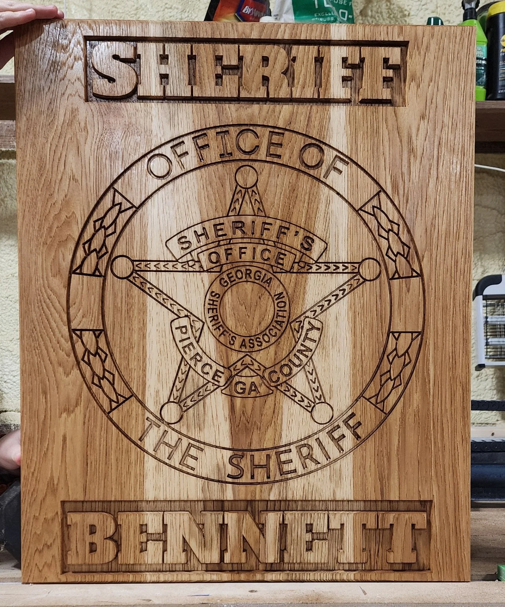 Police badge wall decoration - Image 2