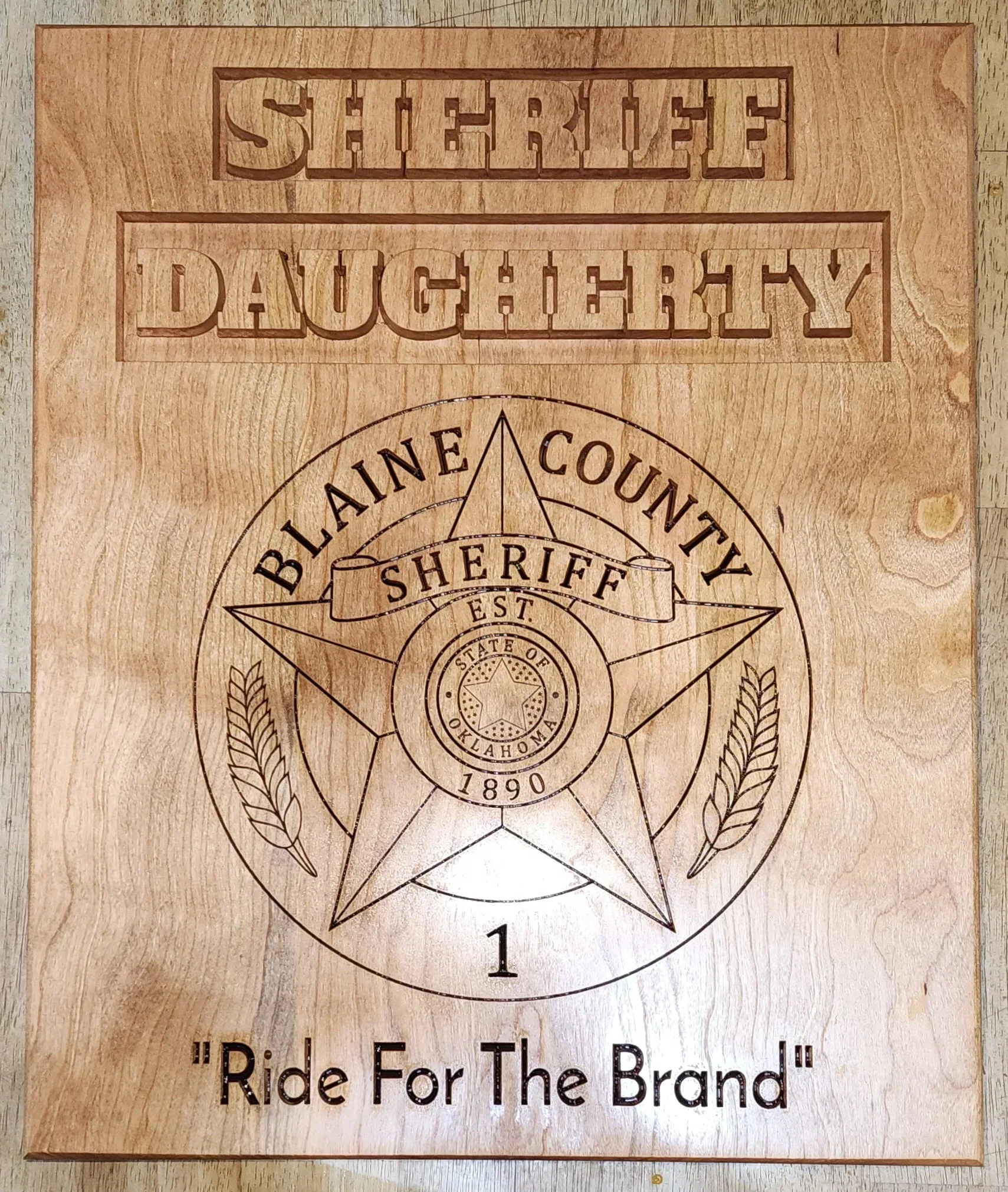 Police badge wall decoration - Image 5