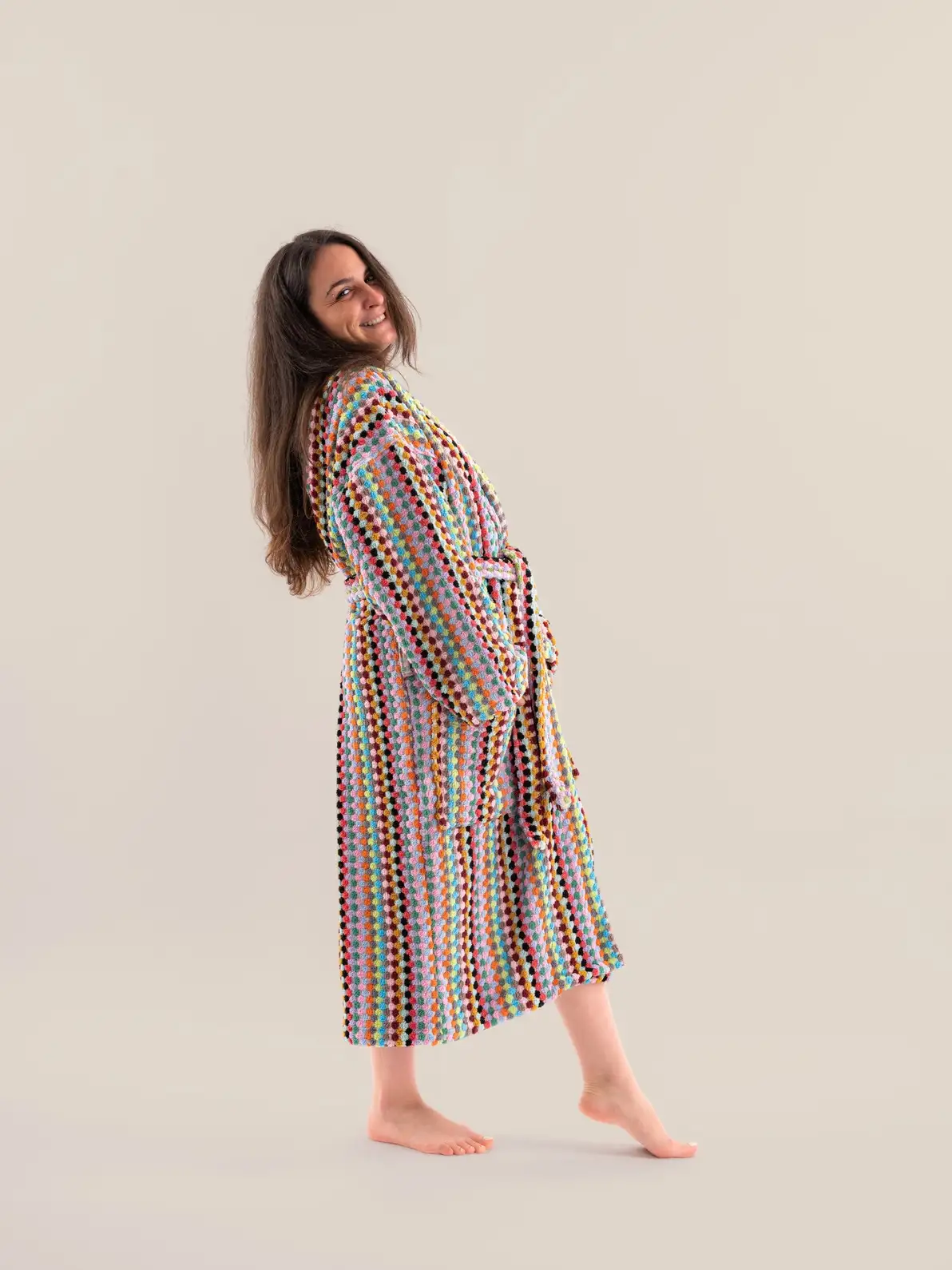 Pom Pom Bathrobe - Image 3