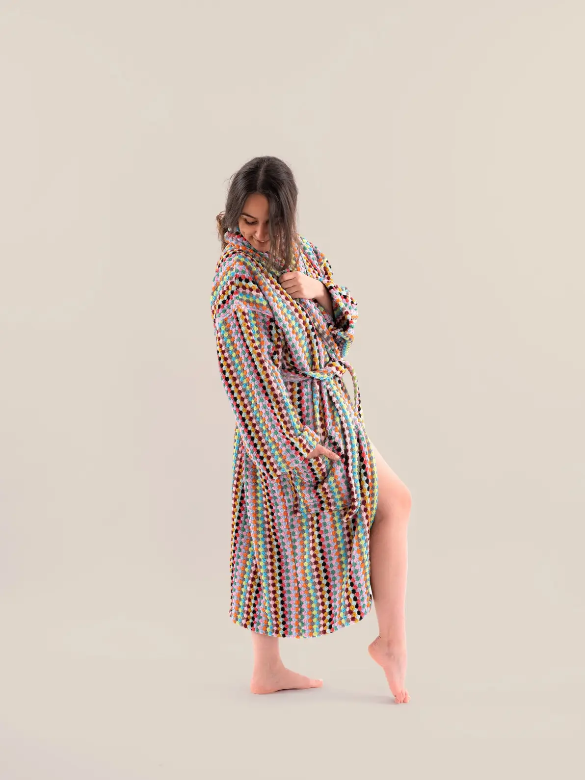 Pom Pom Bathrobe - Image 5