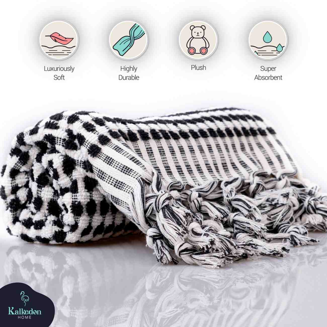 Pom Pom Hand Towel - Image 6