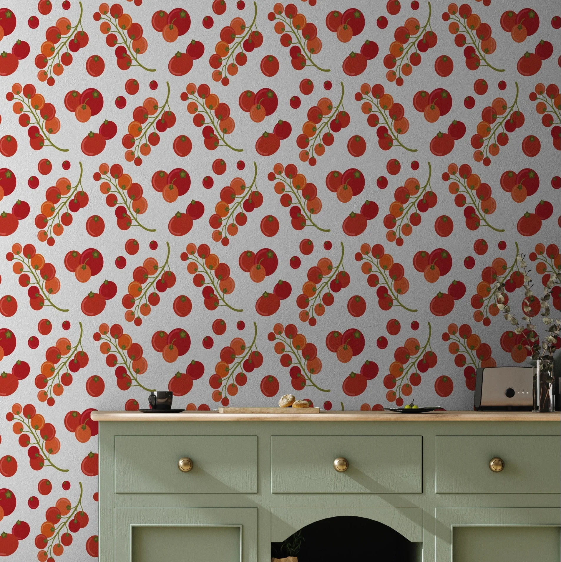 Pomodori Wallpaper by Danielle Chandler Design - Image 2