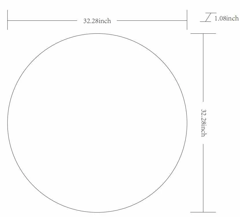 Pontalina Round Gold Mirror - Image 12