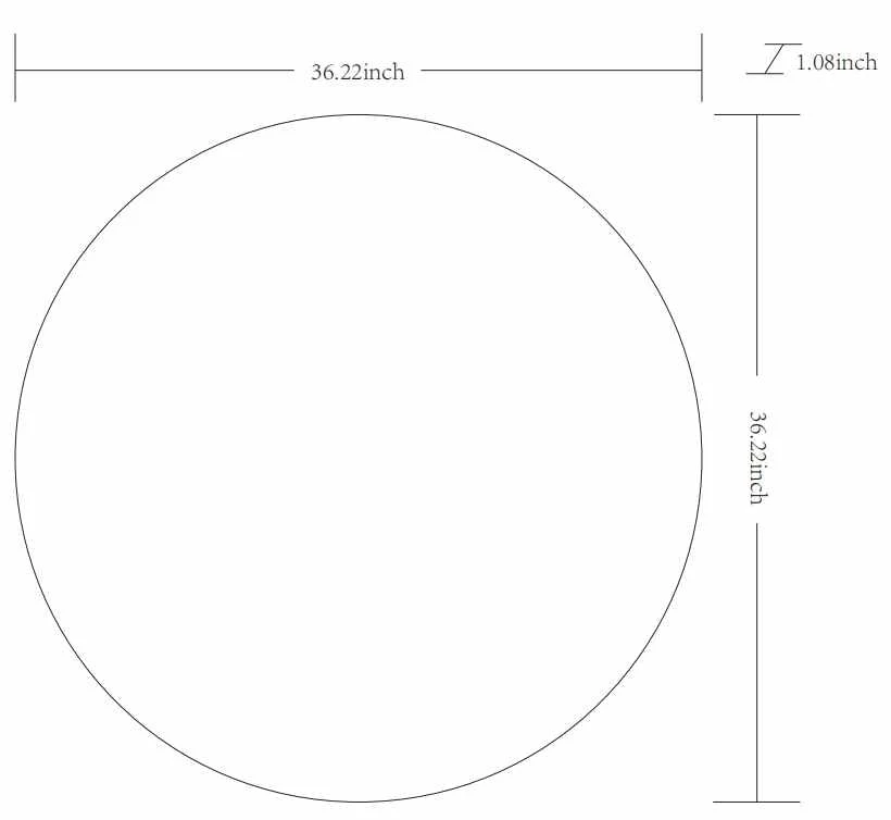 Pontalina Round Gold Mirror - Image 13