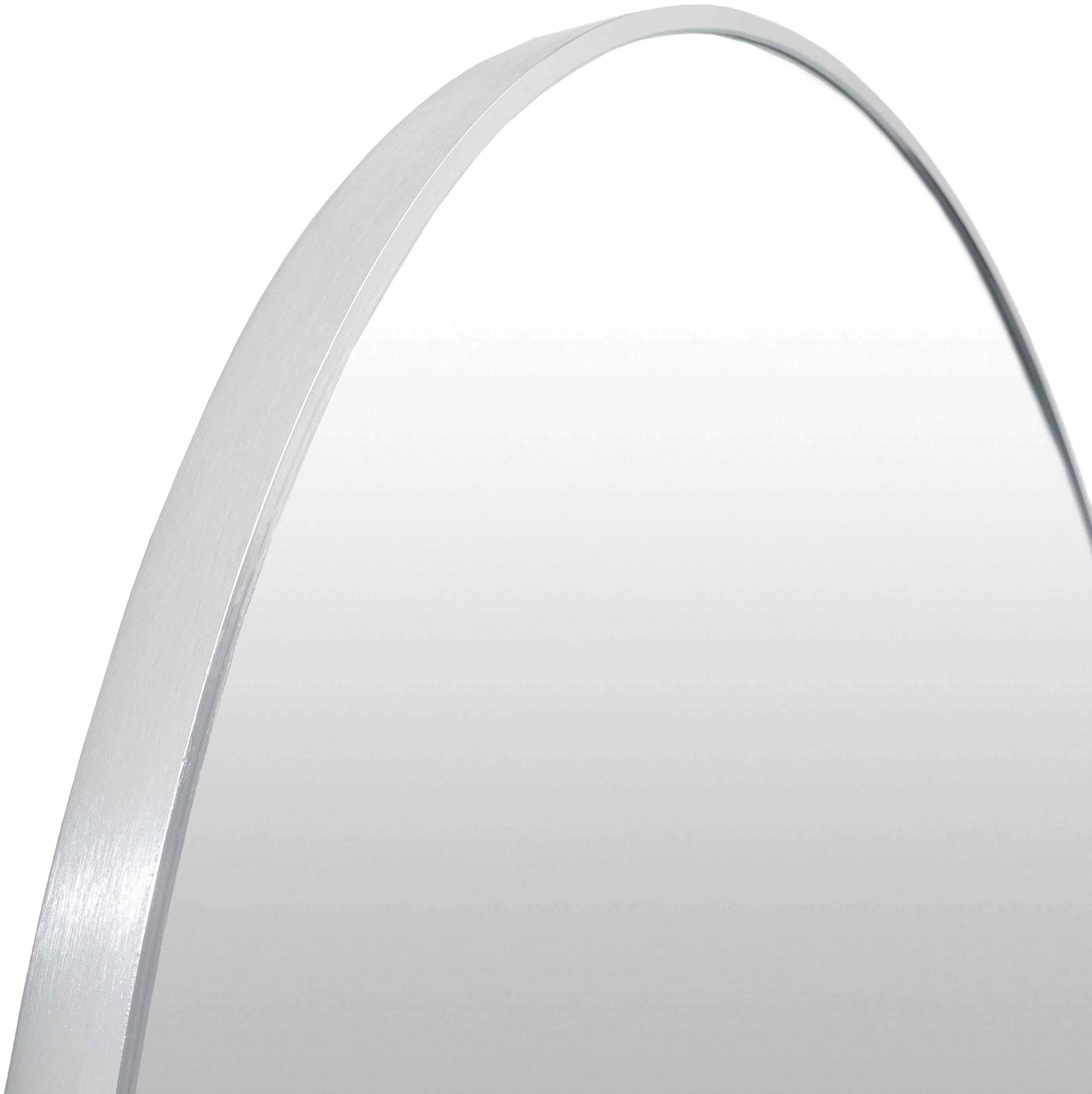 Pontalina Round Silver Gray Mirror - Image 5