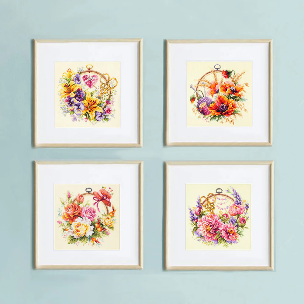 Poppies for Needlewoman 100-123 Counted Cross-Stitch Kit - Image 5
