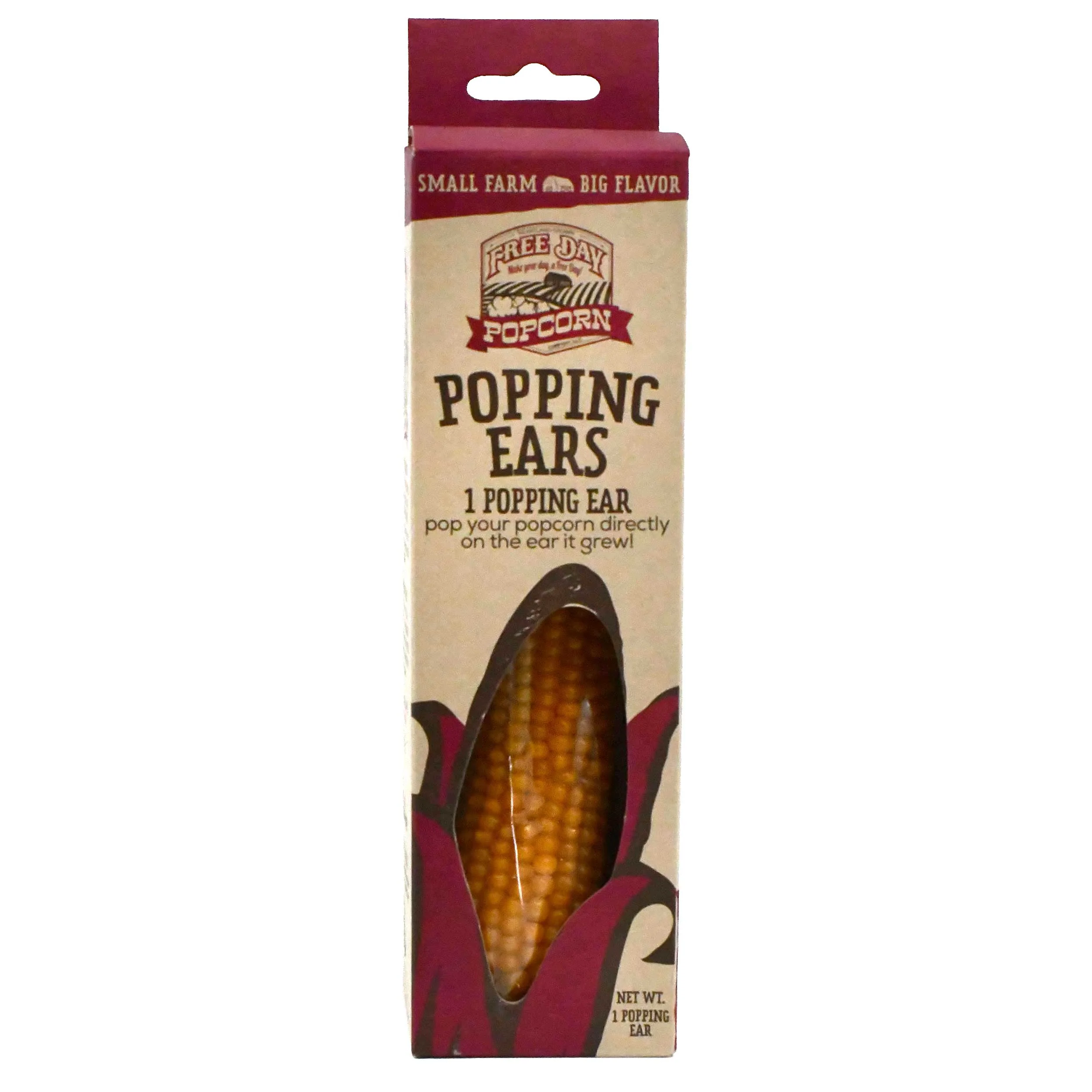 Popping Ear | Yellow Un-Popped Popcorn | Pack of 6 | Non-GMO | Free Day Popcorn - Image 2