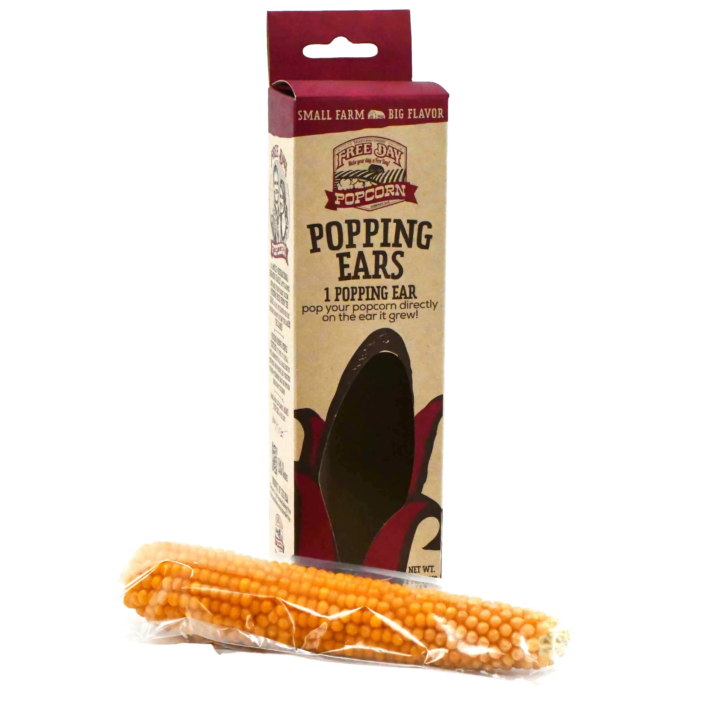 Popping Ear | Yellow Un-Popped Popcorn | Pack of 6 | Non-GMO | Free Day Popcorn - Image 3