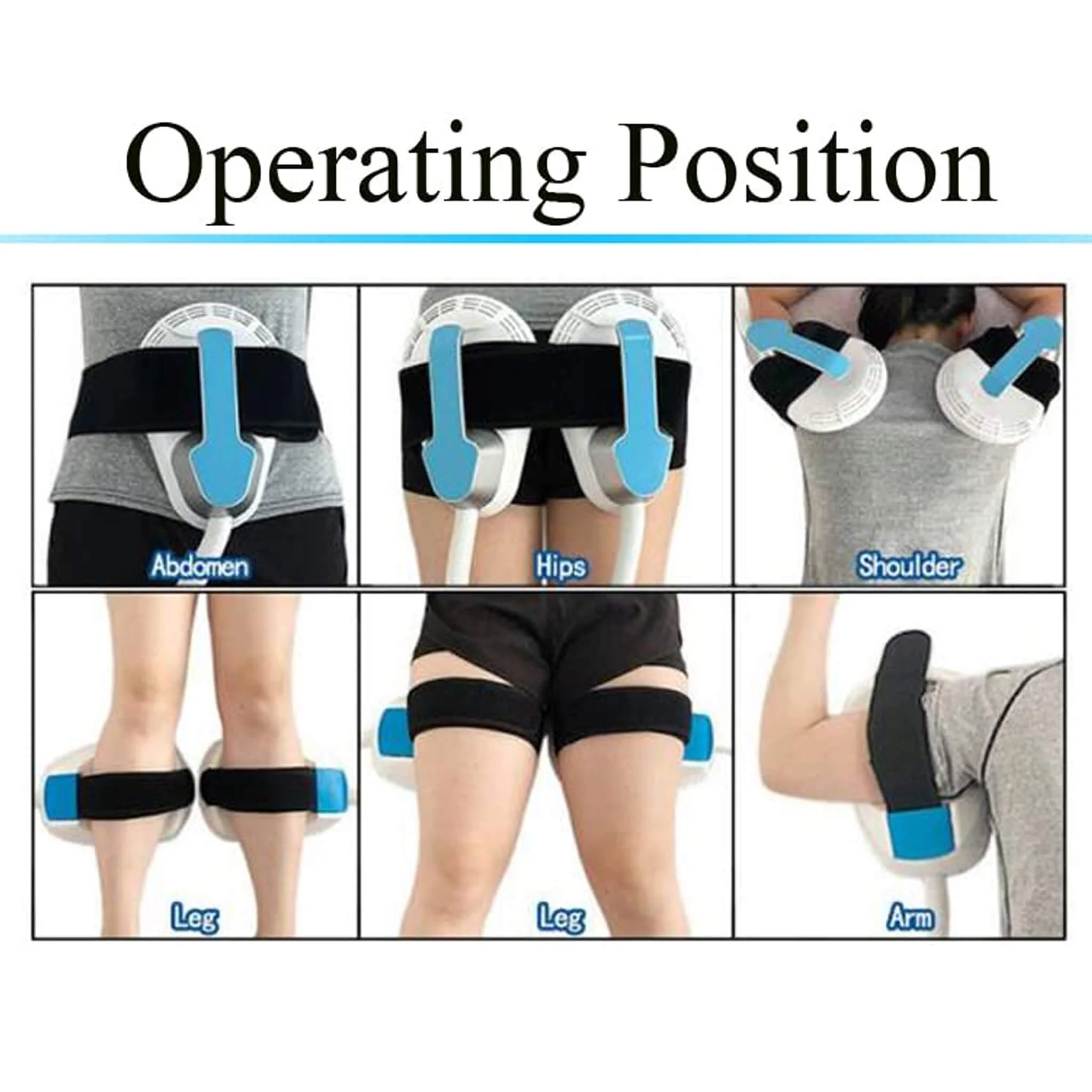 Portable 4-Handle Home Body Shaping Machine For Abdomen, Arms, Thighs, And Buttocks (SAK59284) - Image 4
