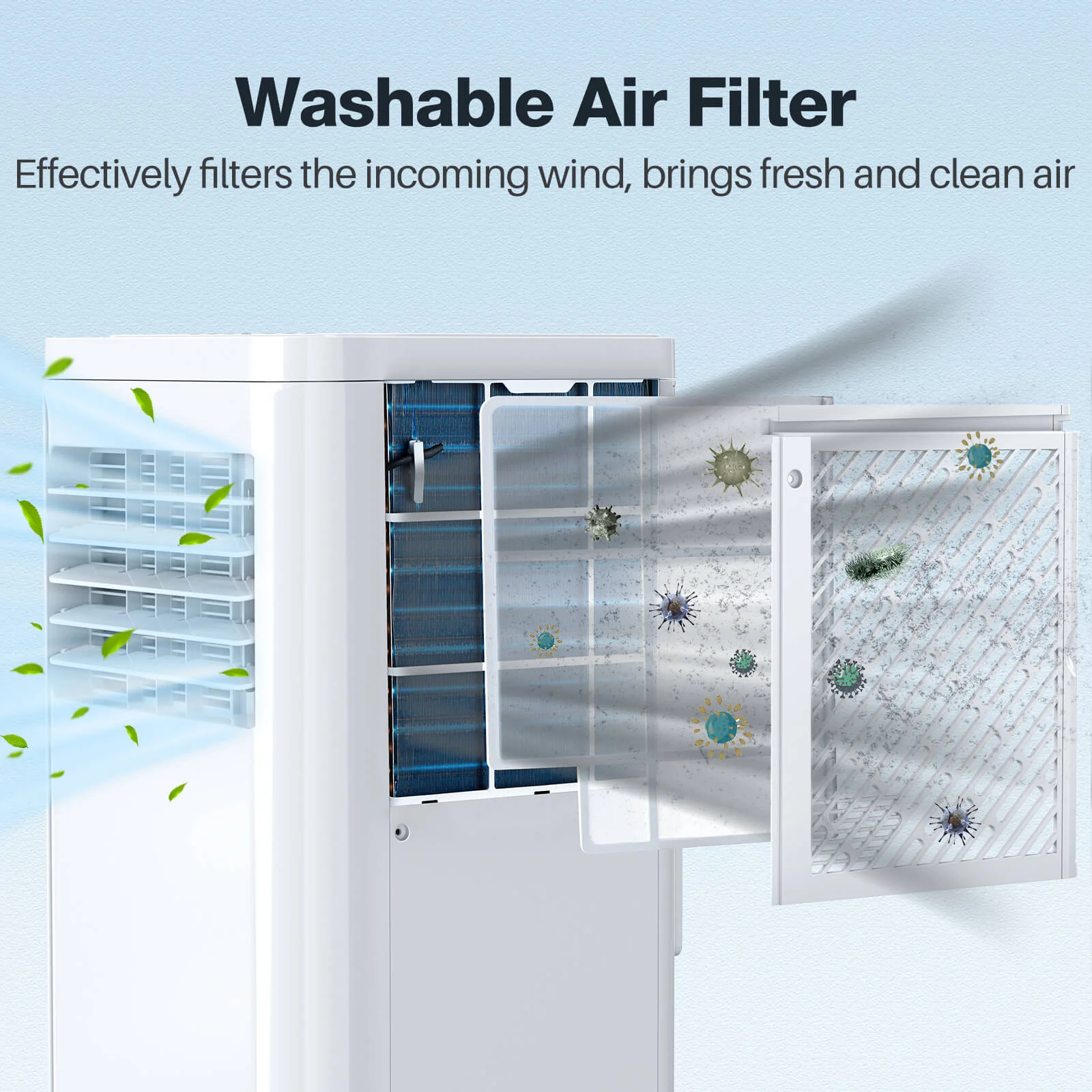 Portable Air Conditioner with Dehumidifier & Fan Modes A5407 - Image 16