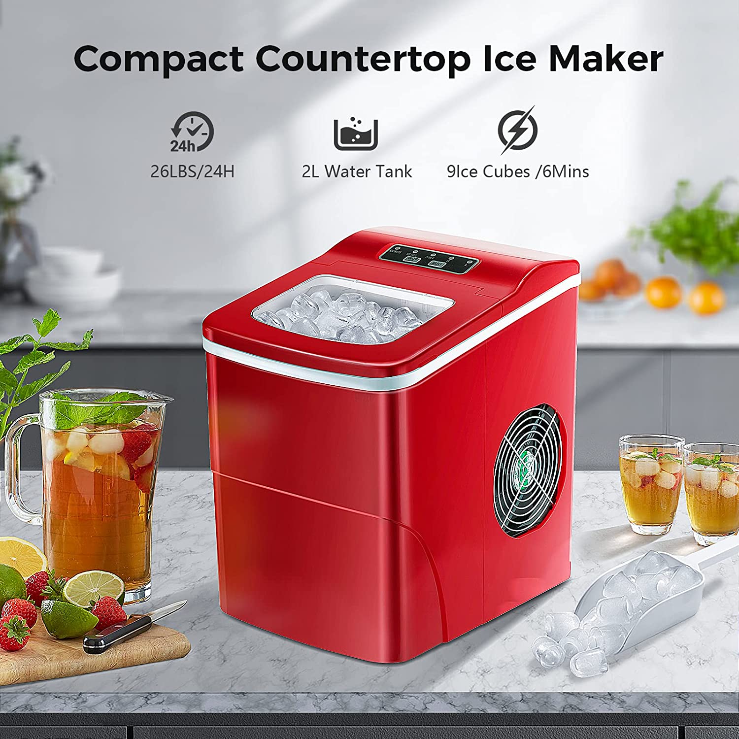 Portable Countertop Ice Maker Machine Z5876 - Image 10