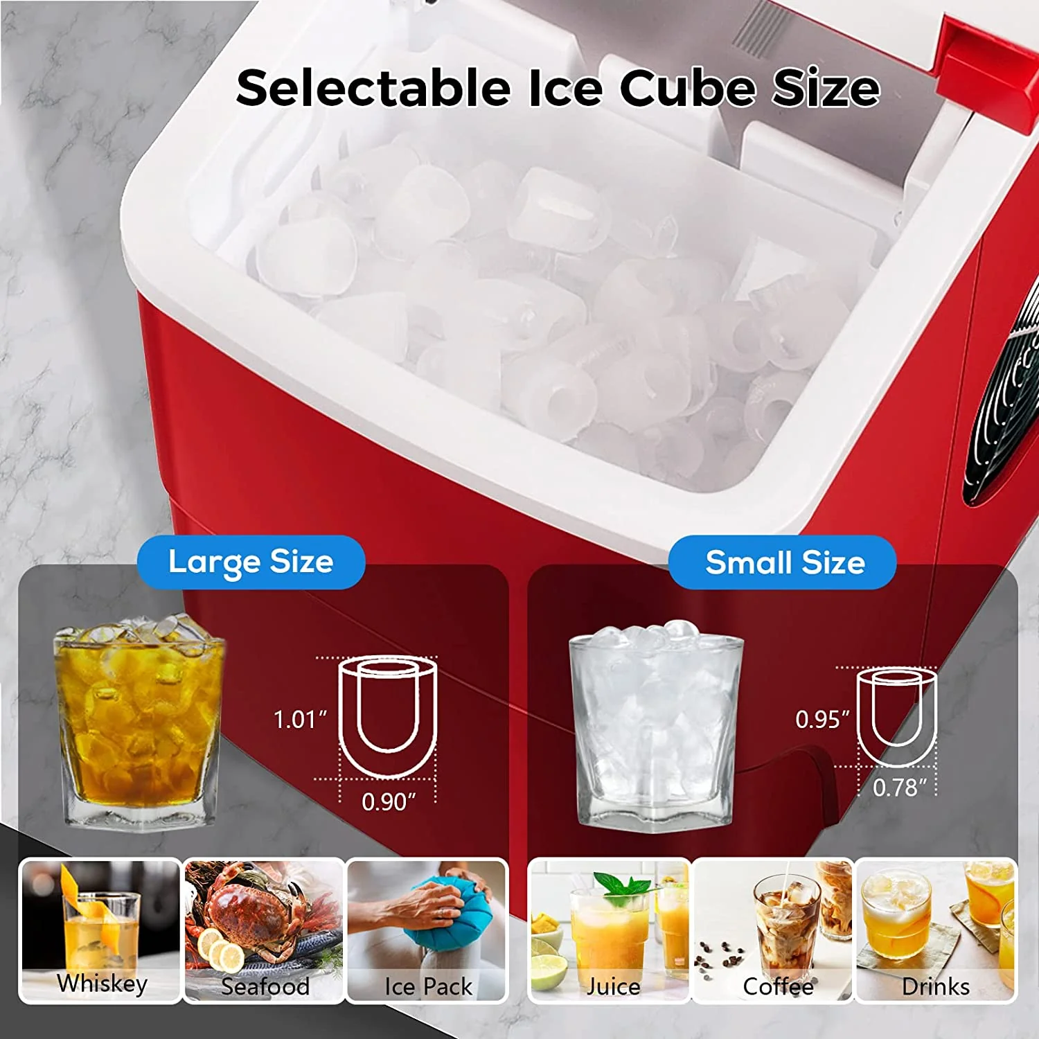 Portable Countertop Ice Maker Machine Z5876 - Image 11