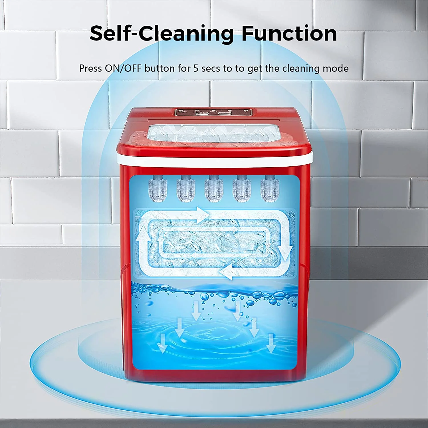 Portable Countertop Ice Maker Machine Z5876 - Image 15