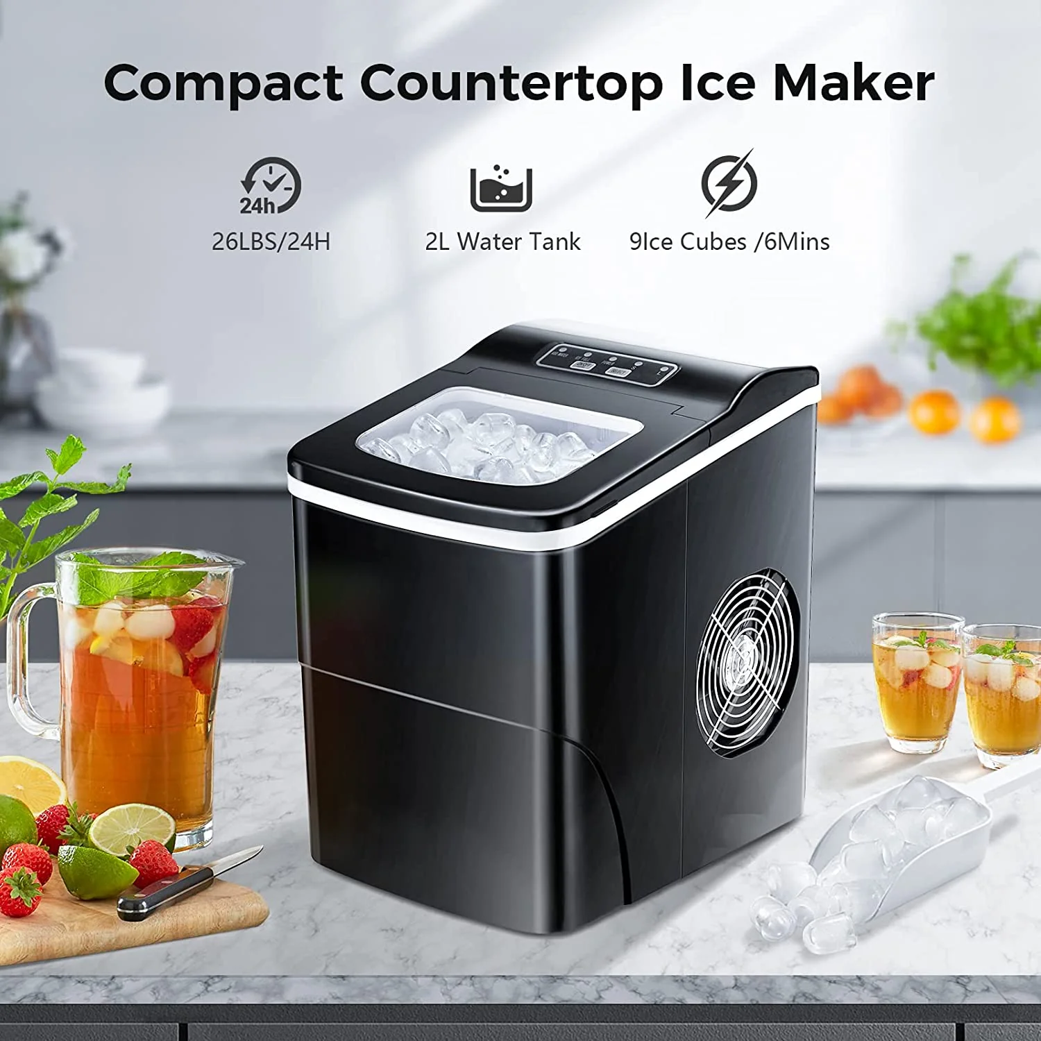 Portable Countertop Ice Maker Machine Z5876 - Image 2