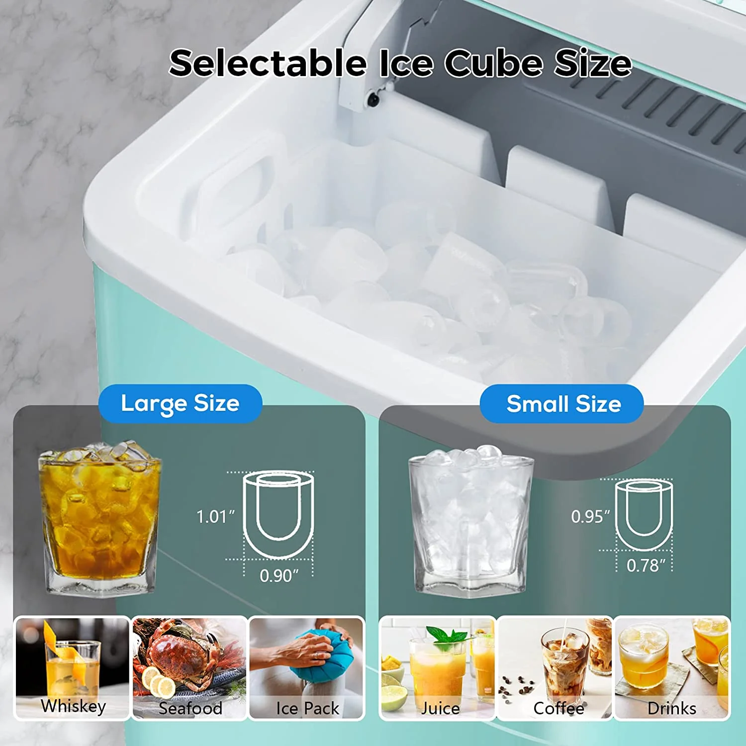 Portable Countertop Ice Maker Machine Z5876 - Image 21