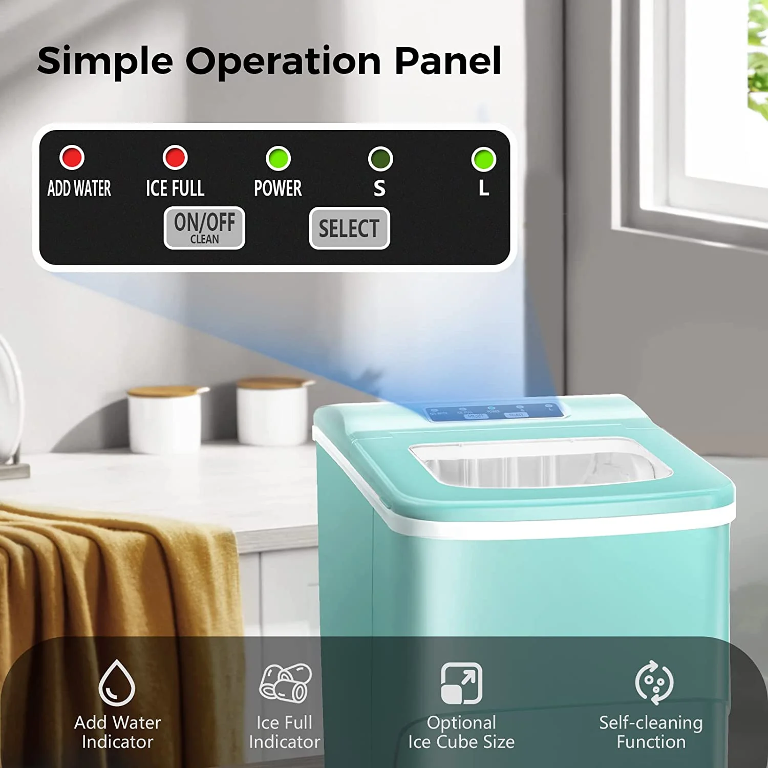 Portable Countertop Ice Maker Machine Z5876 - Image 23