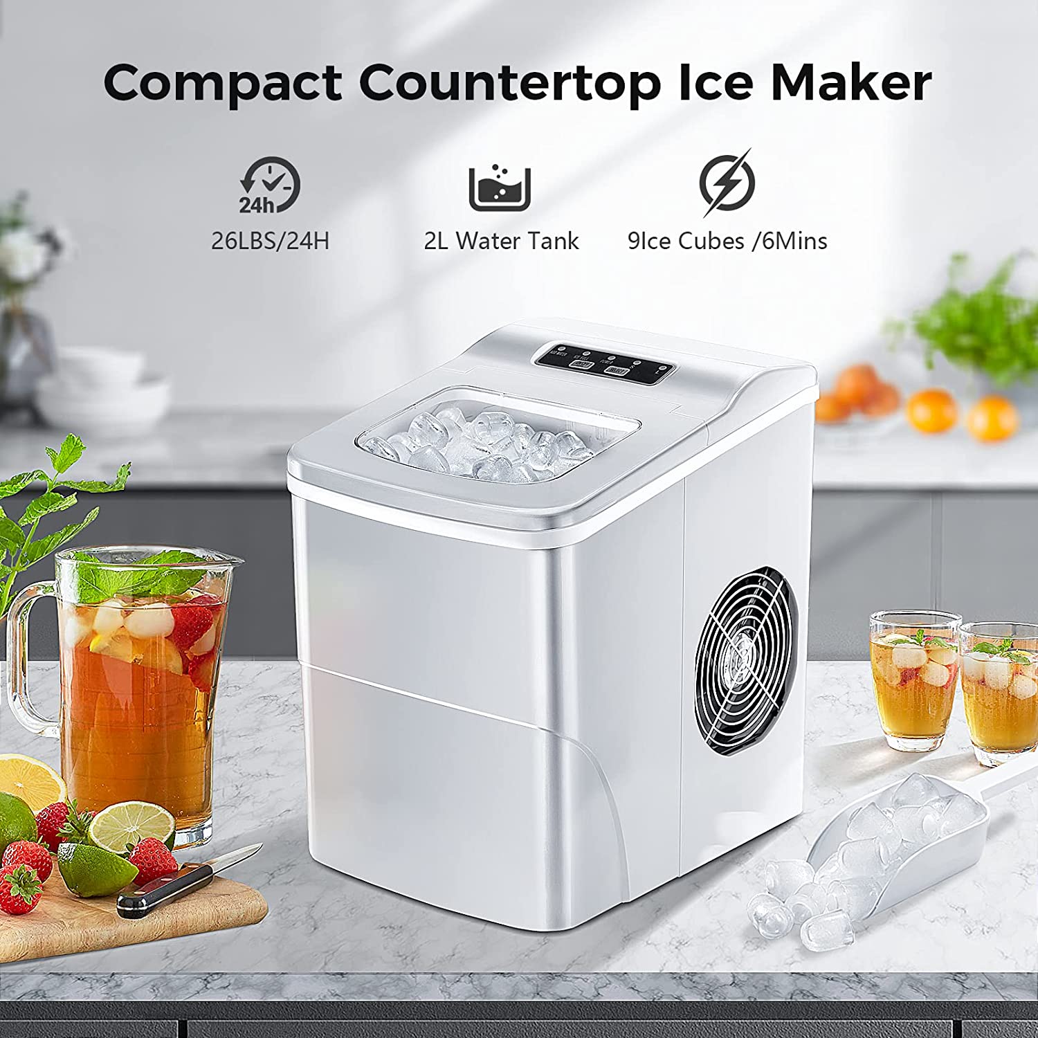 Portable Countertop Ice Maker Machine Z5876 - Image 25