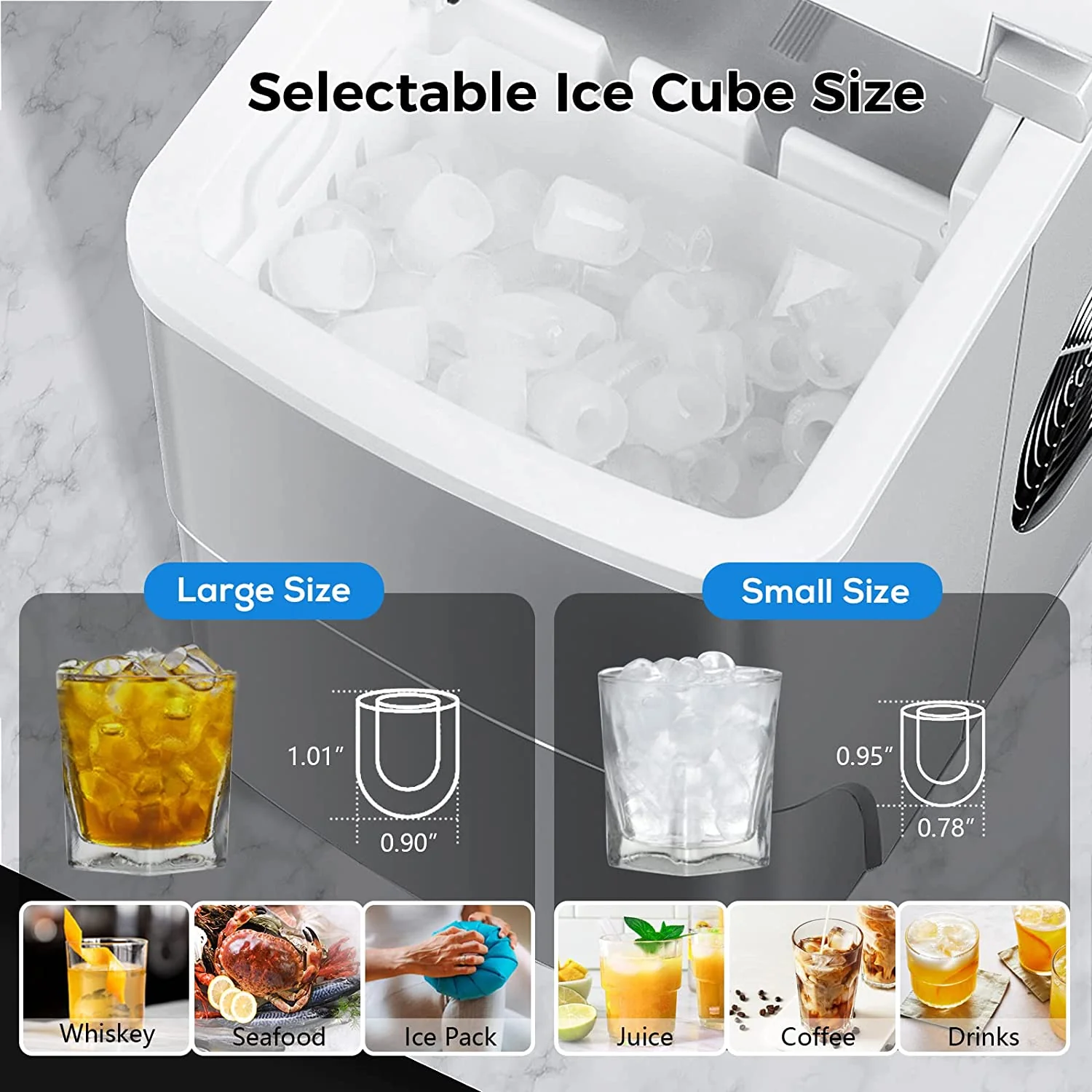 Portable Countertop Ice Maker Machine Z5876 - Image 26