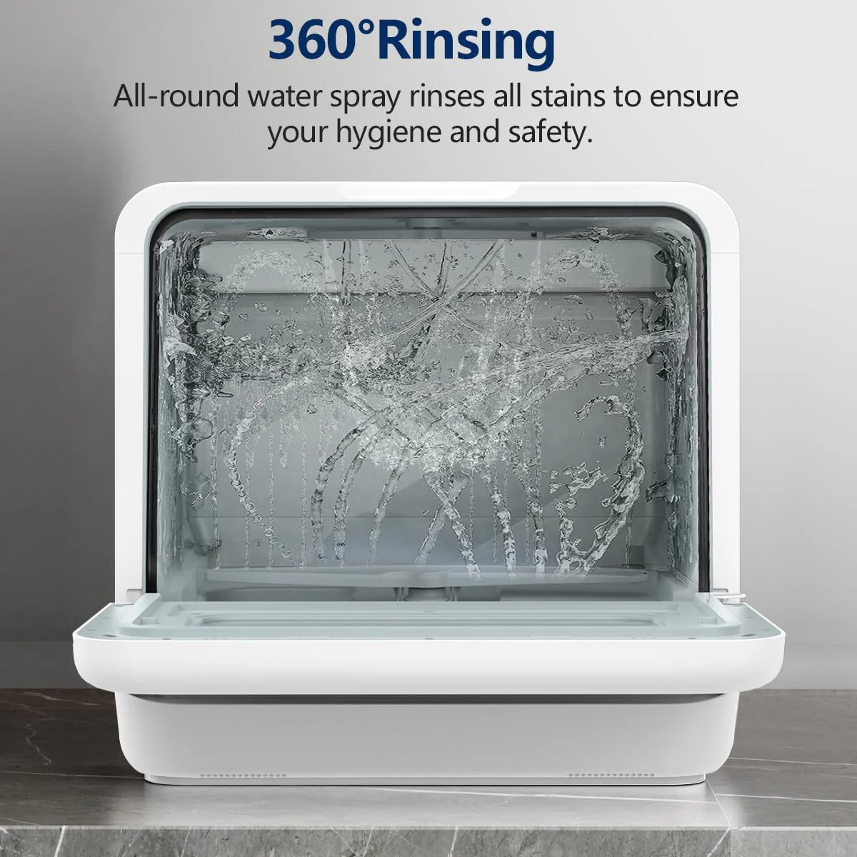 Portable Dishwasher Countertop with 6 Washing modes DW8306 - Image 2