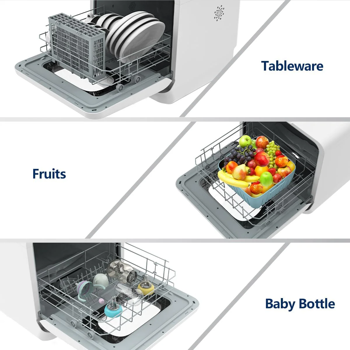 Portable Dishwasher Countertop with 6 Washing modes DW8306 - Image 8