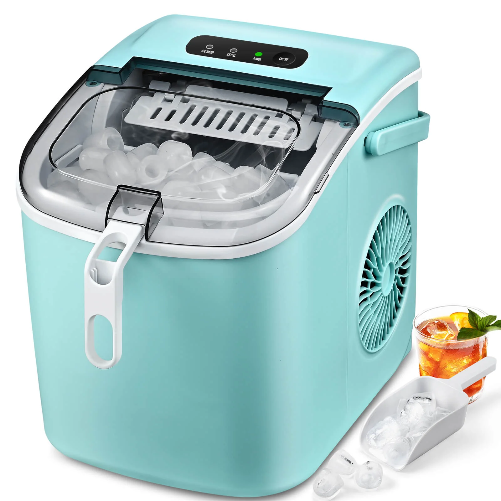 Portable Ice Maker with Handle Z5822H - Image 15