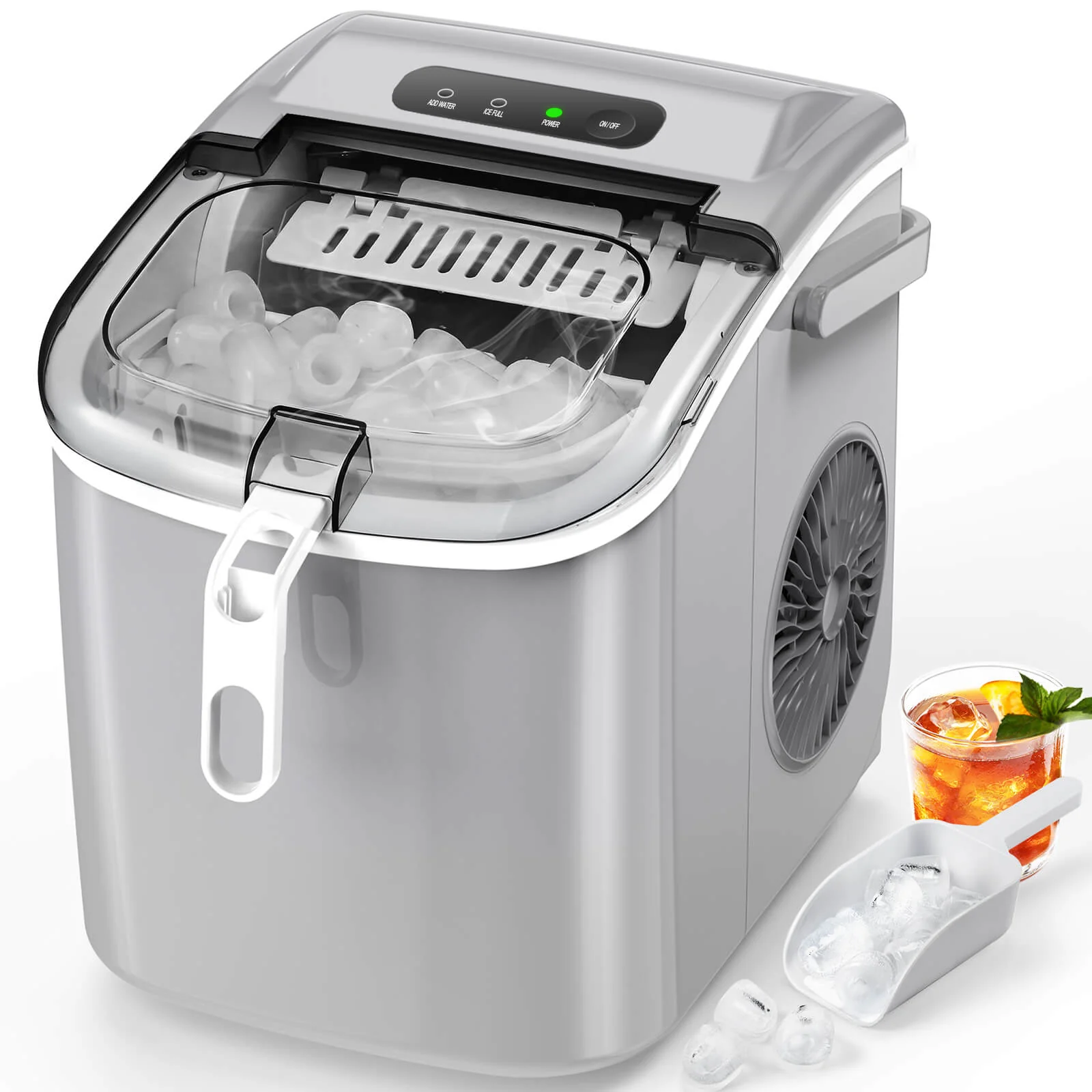 Portable Ice Maker with Handle Z5822H - Image 22